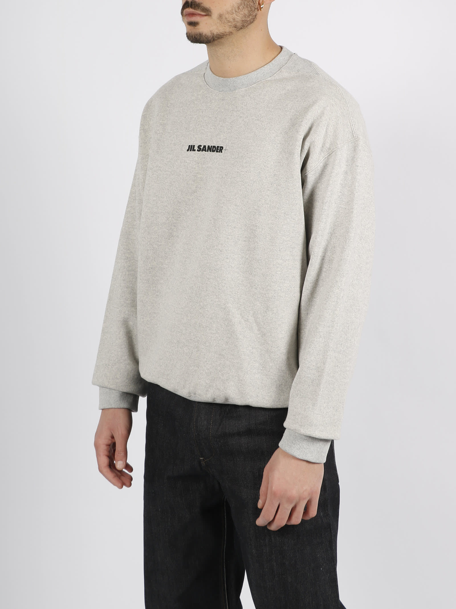Shop Jil Sander Sweatshirt In Grey