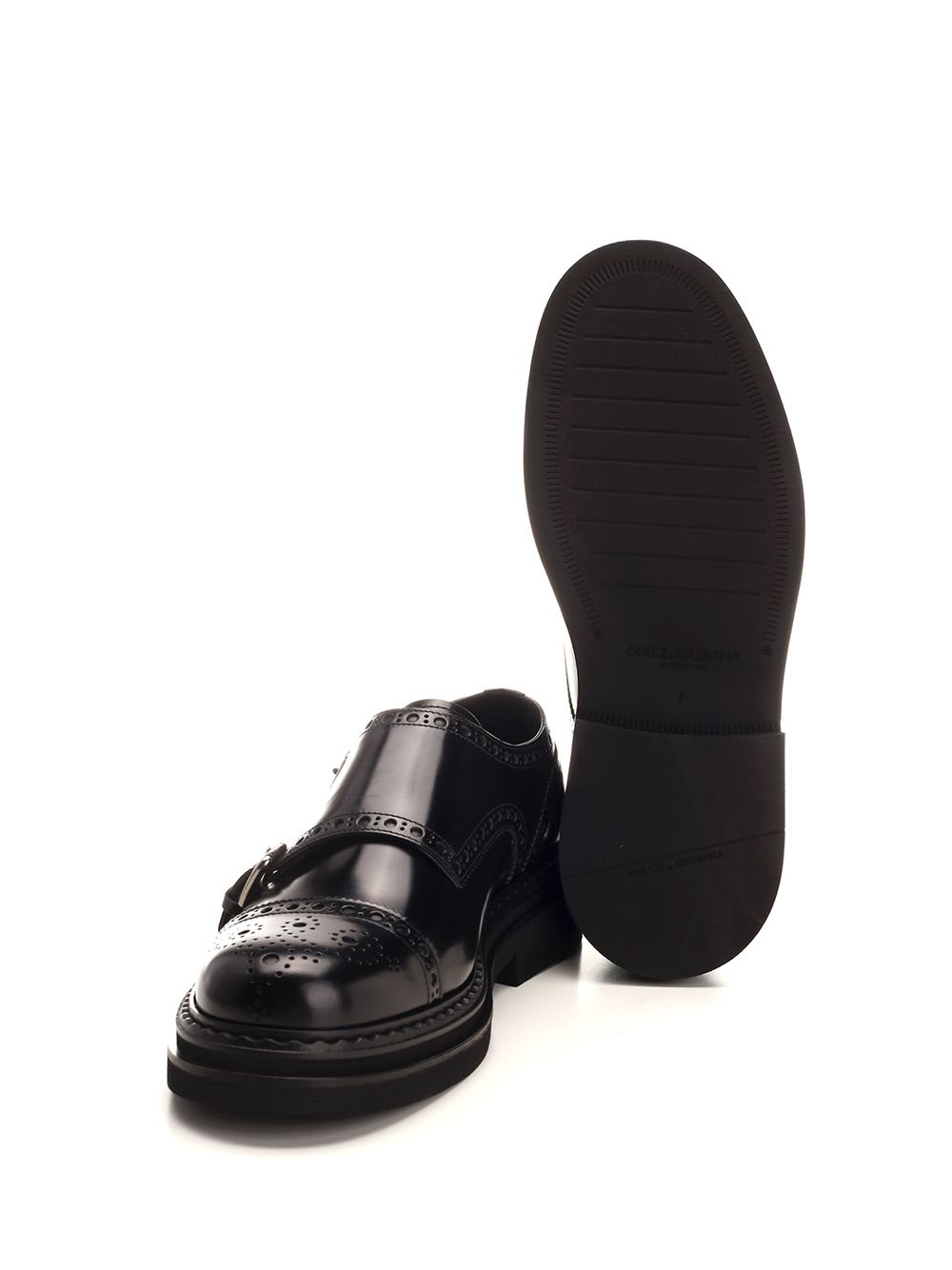 Shop Dolce & Gabbana Derby Shoes In Black