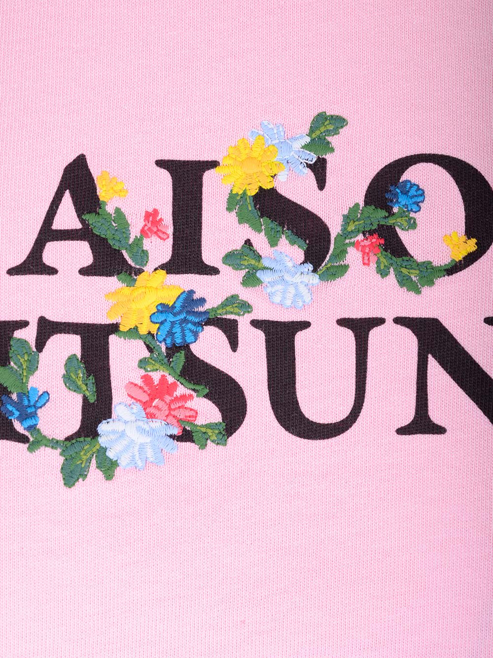 Shop Maison Kitsuné Classic Signature T-shirt In Pink