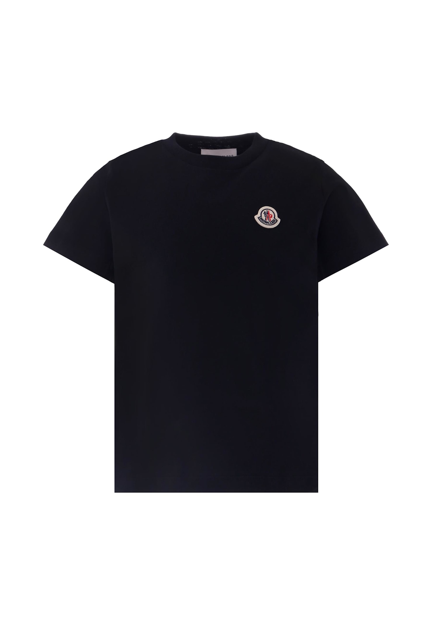 Moncler Multicolor T-shirt Set For Boy With Logo In Blue