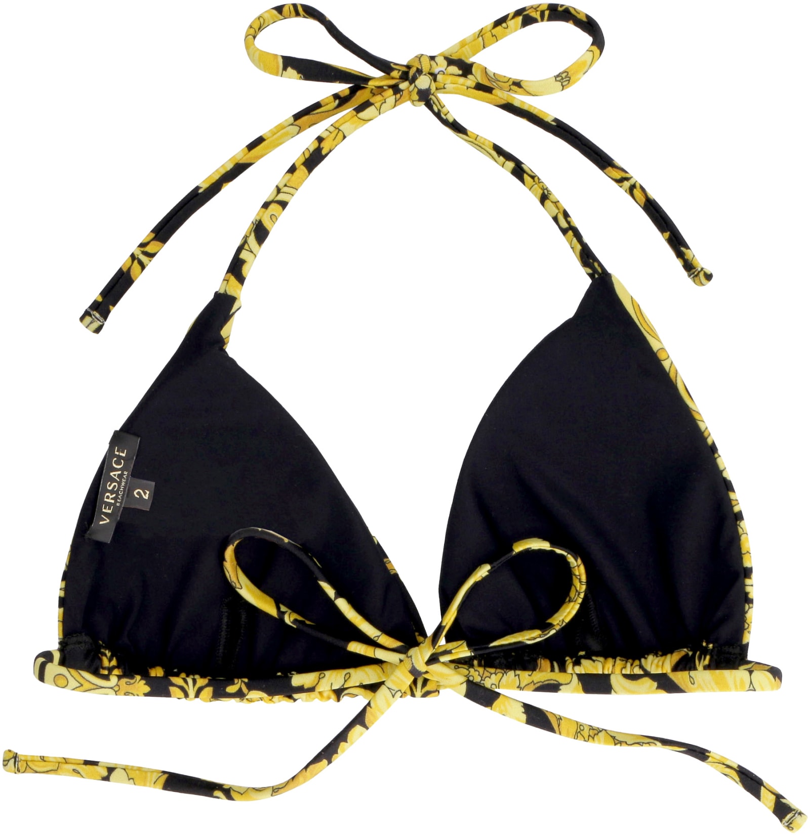 versace bikini top