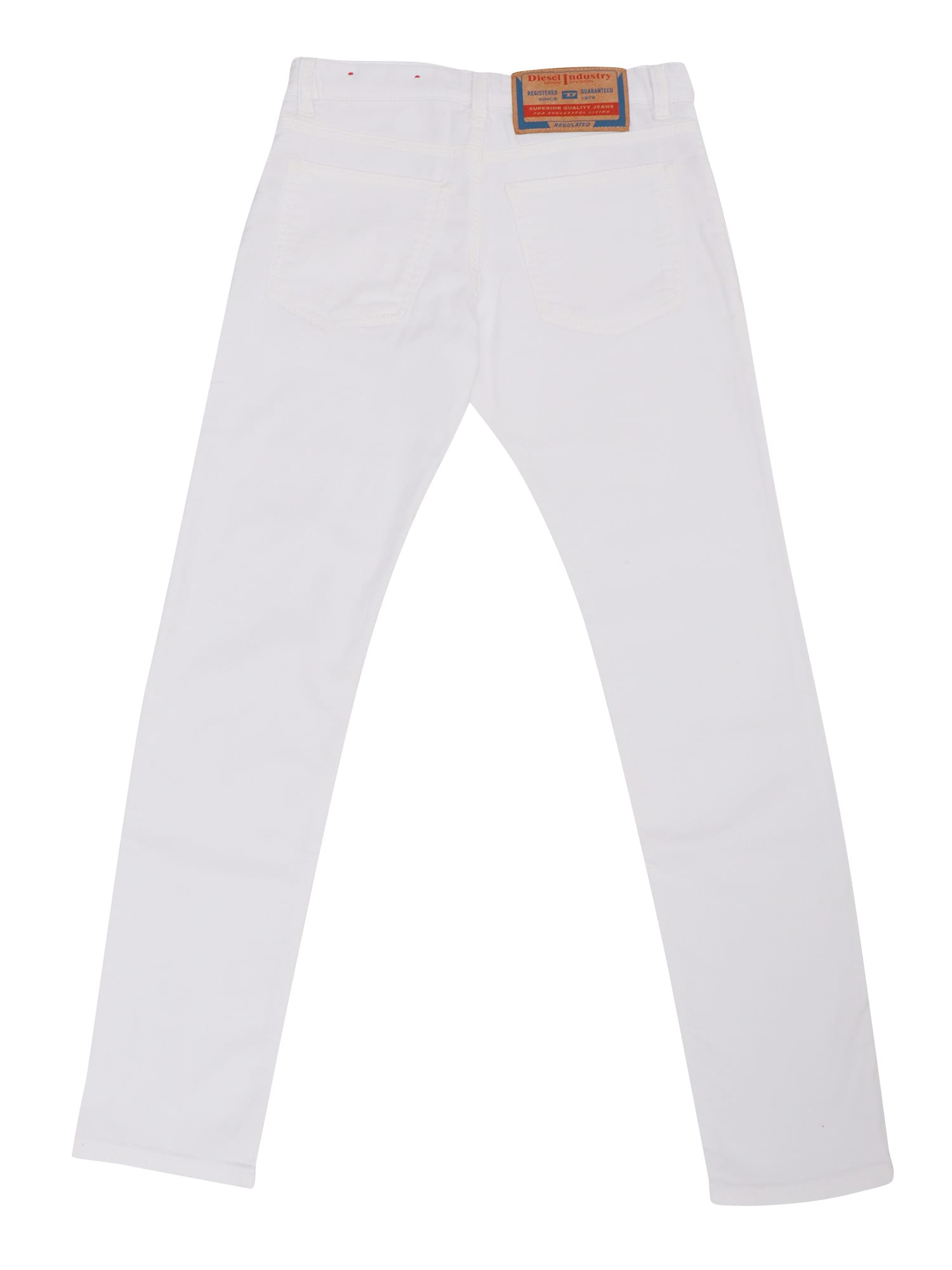 Shop Diesel Jeans Aderenti Da Bambino In White
