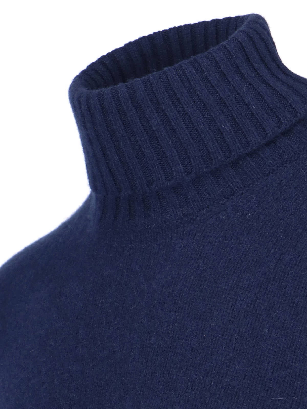 Shop Drumohr Turtleneck Sweater In Blue