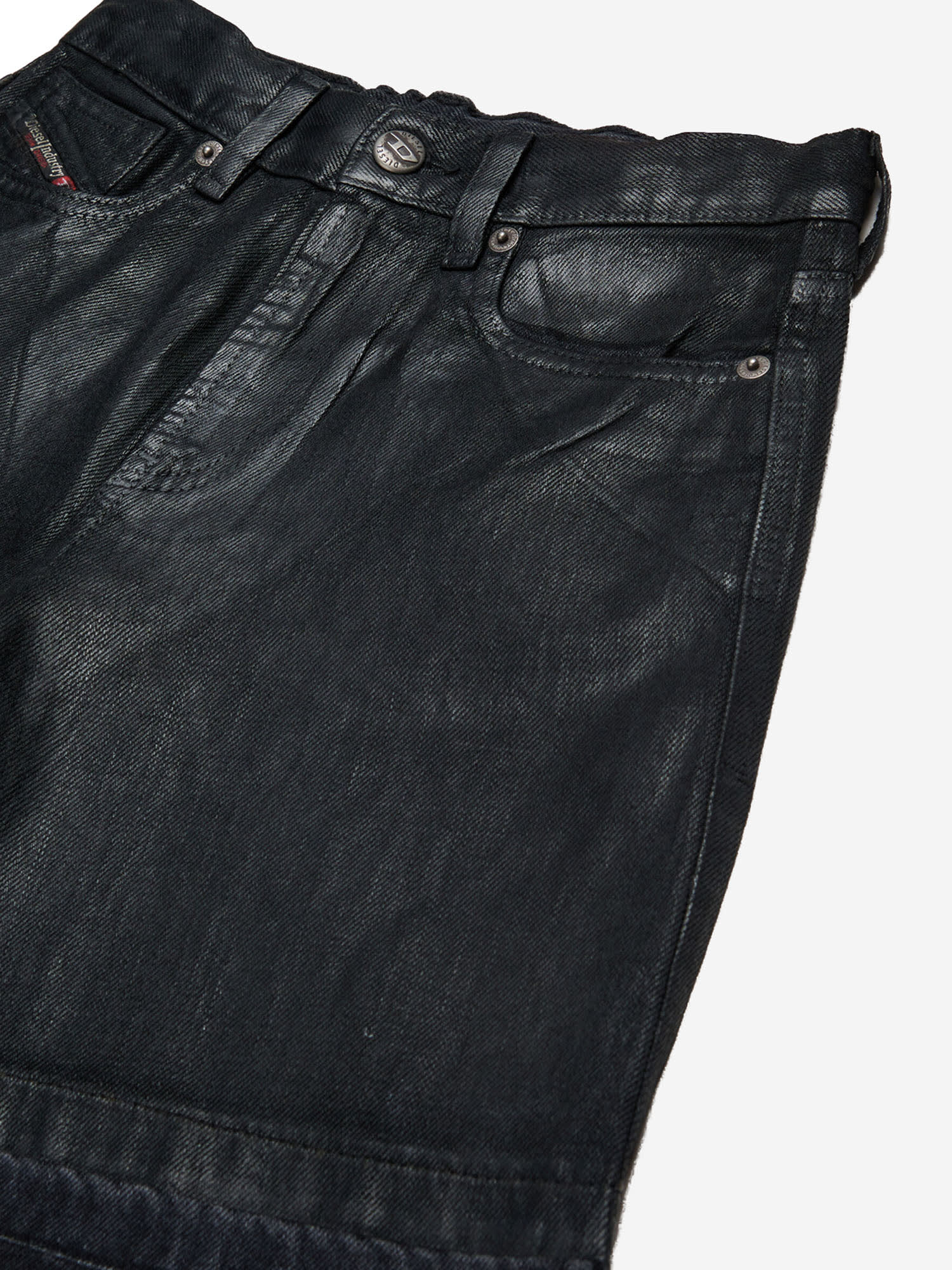 Diesel Short Trousers In Cotton Blend In Black