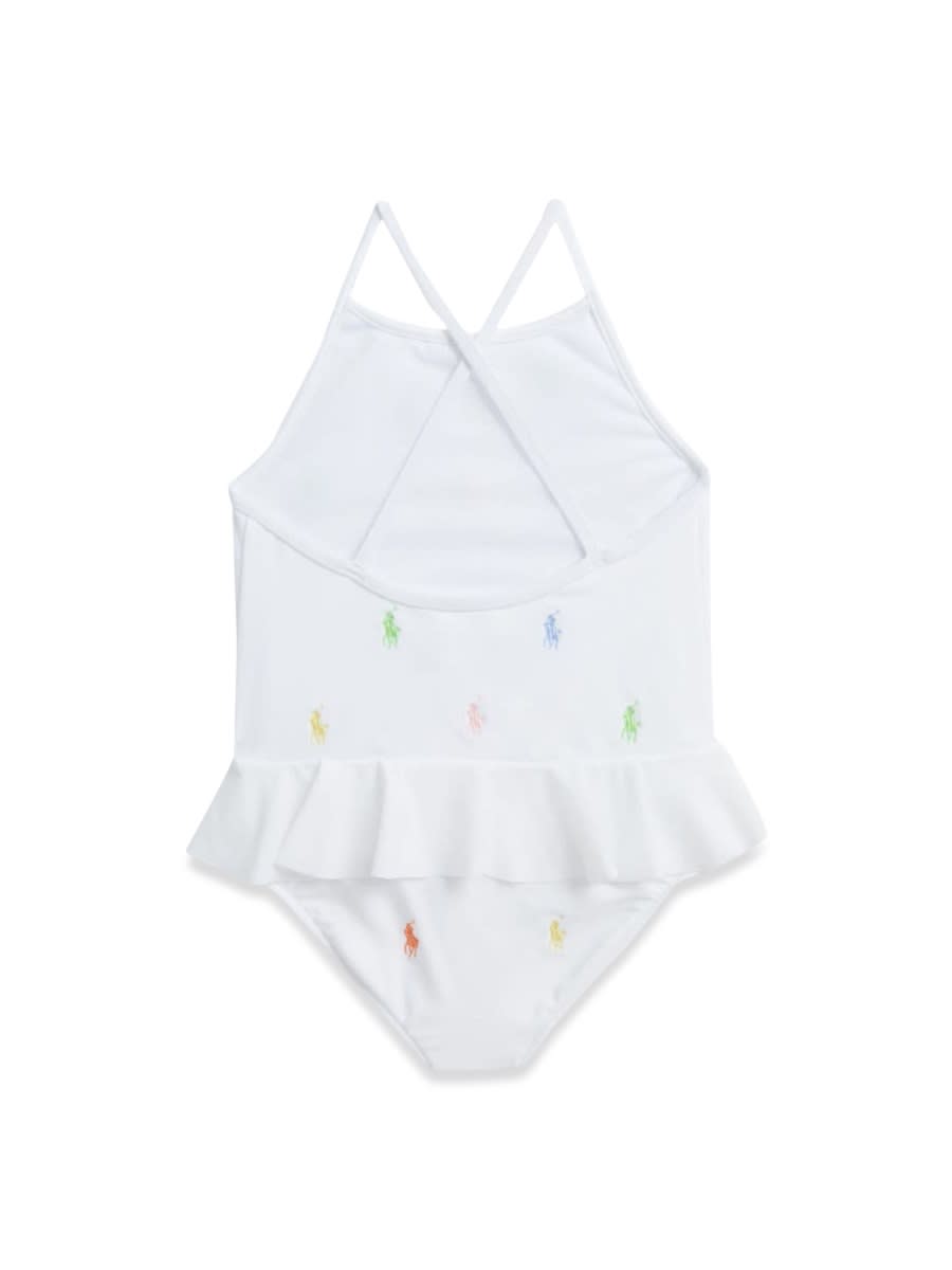 Shop Ralph Lauren Allovrpp1pcex2;swimwear-1 Pc Swim In White