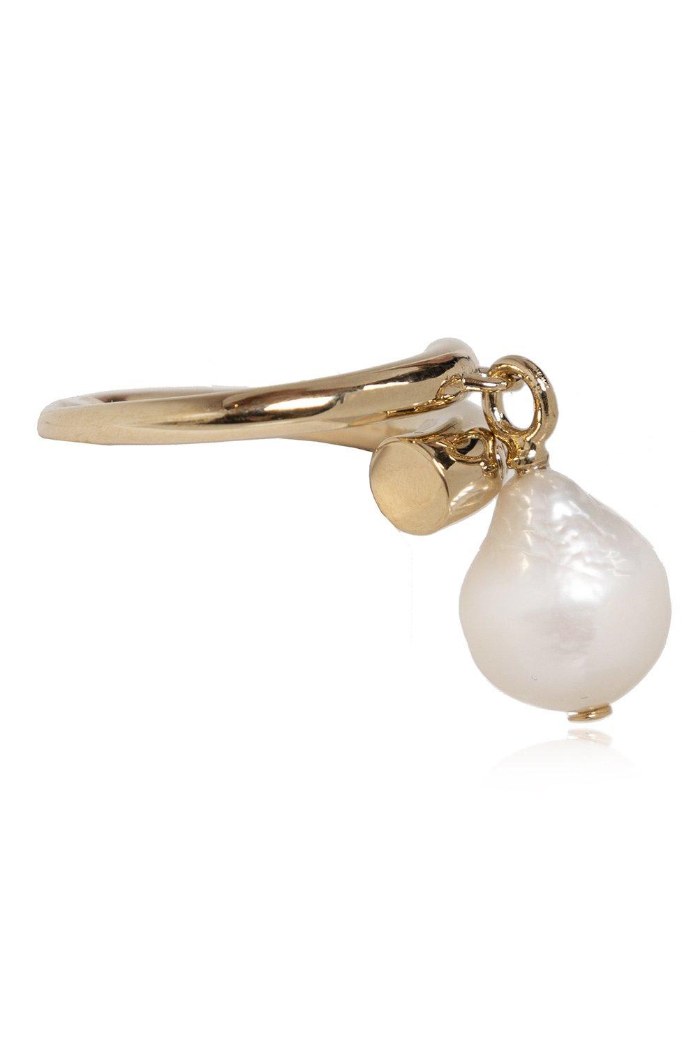 Chloé Pendant Ring In Oro