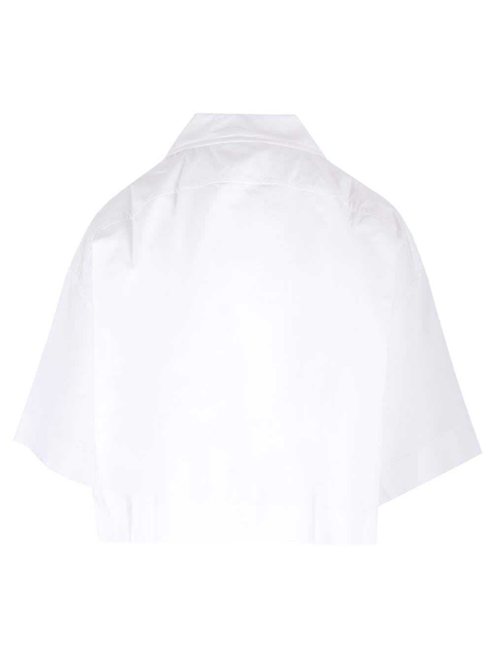 Shop Patou Short Shirt With Decorations In White