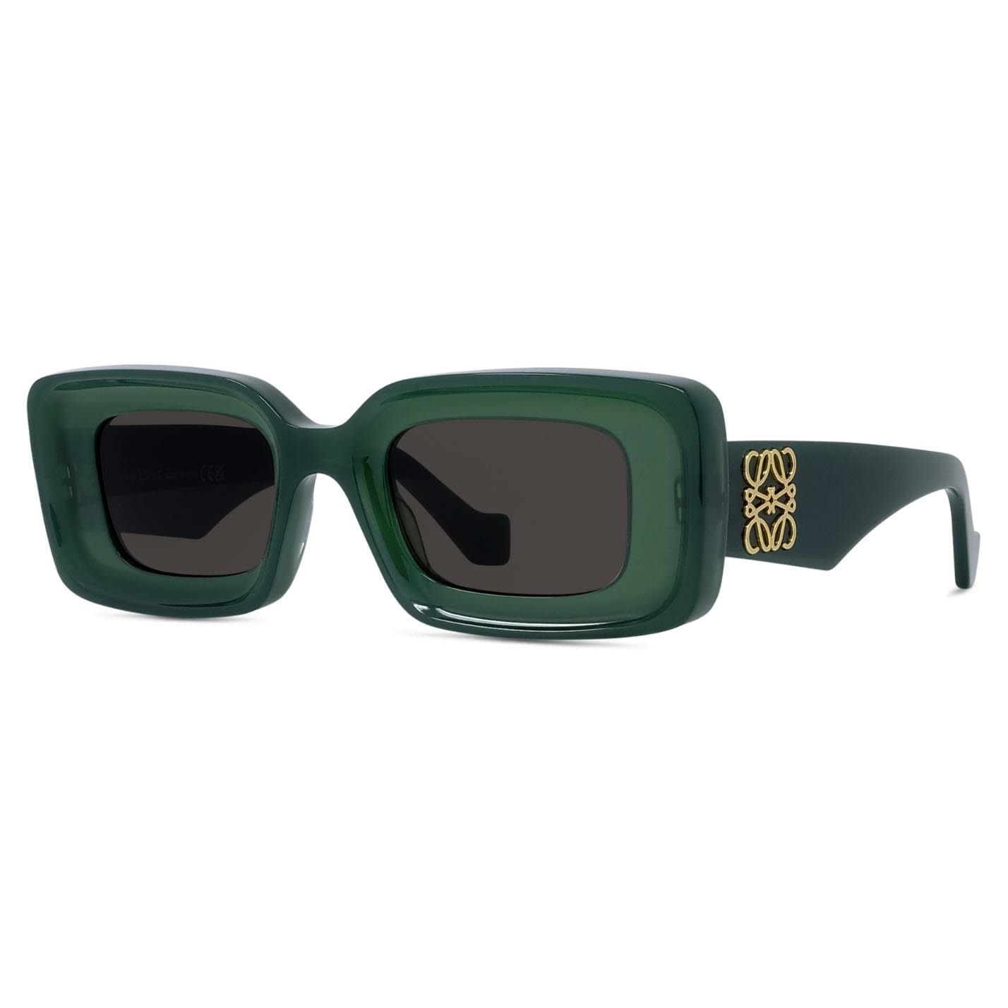 Shop Loewe Sunglasses In Verde/grigio