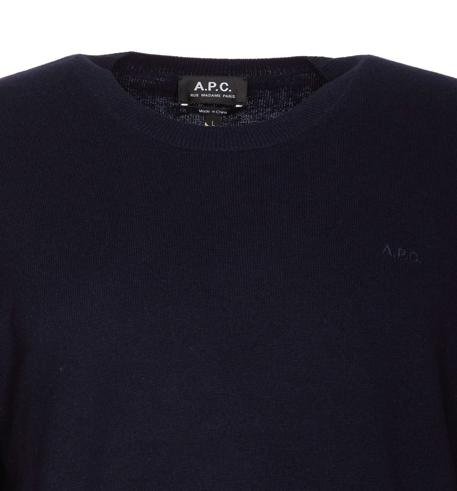 Shop Apc Sweater In Blue