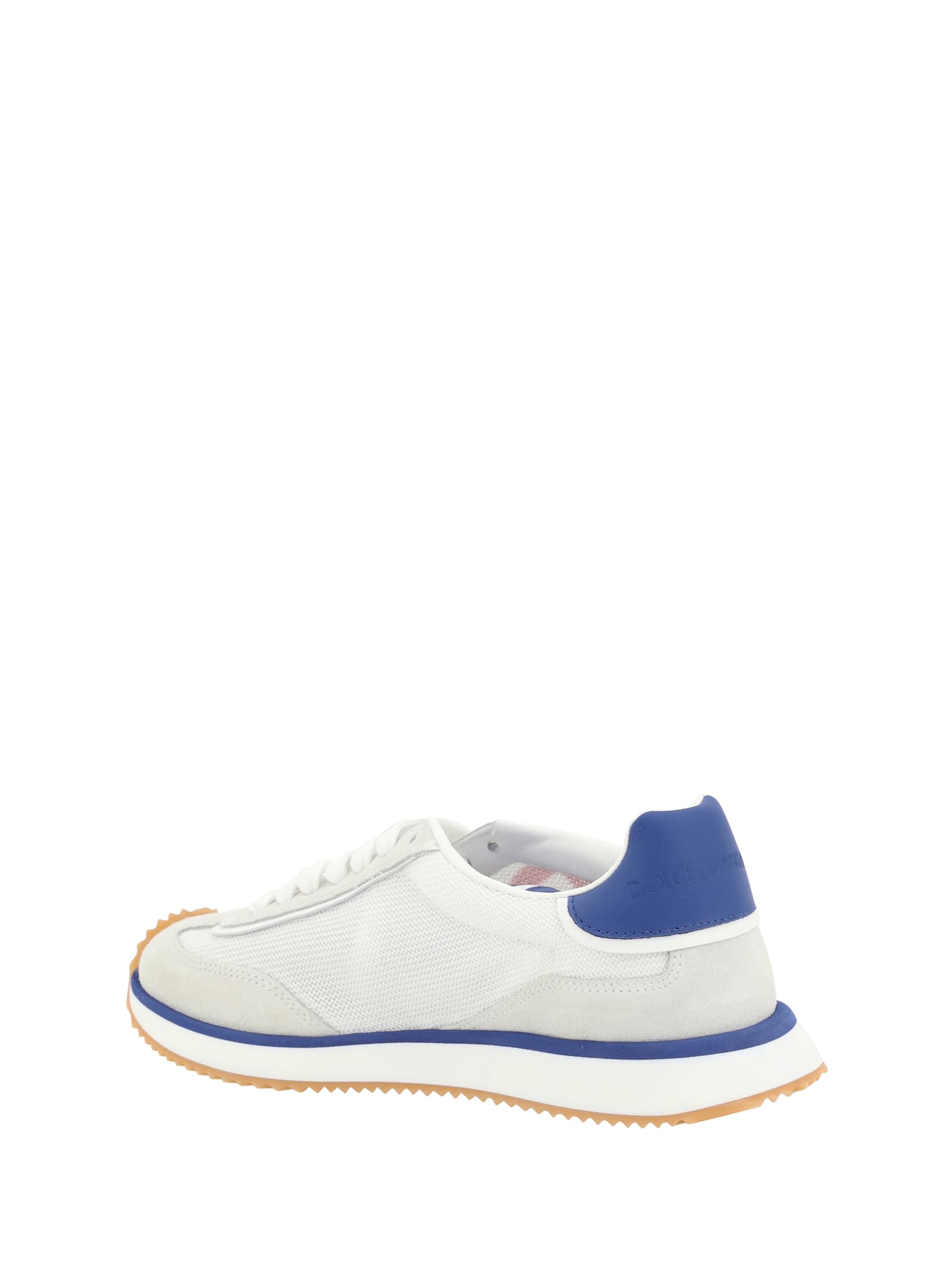 Shop Dolce & Gabbana Dg Cushion Sneakers In Bianco/rosso