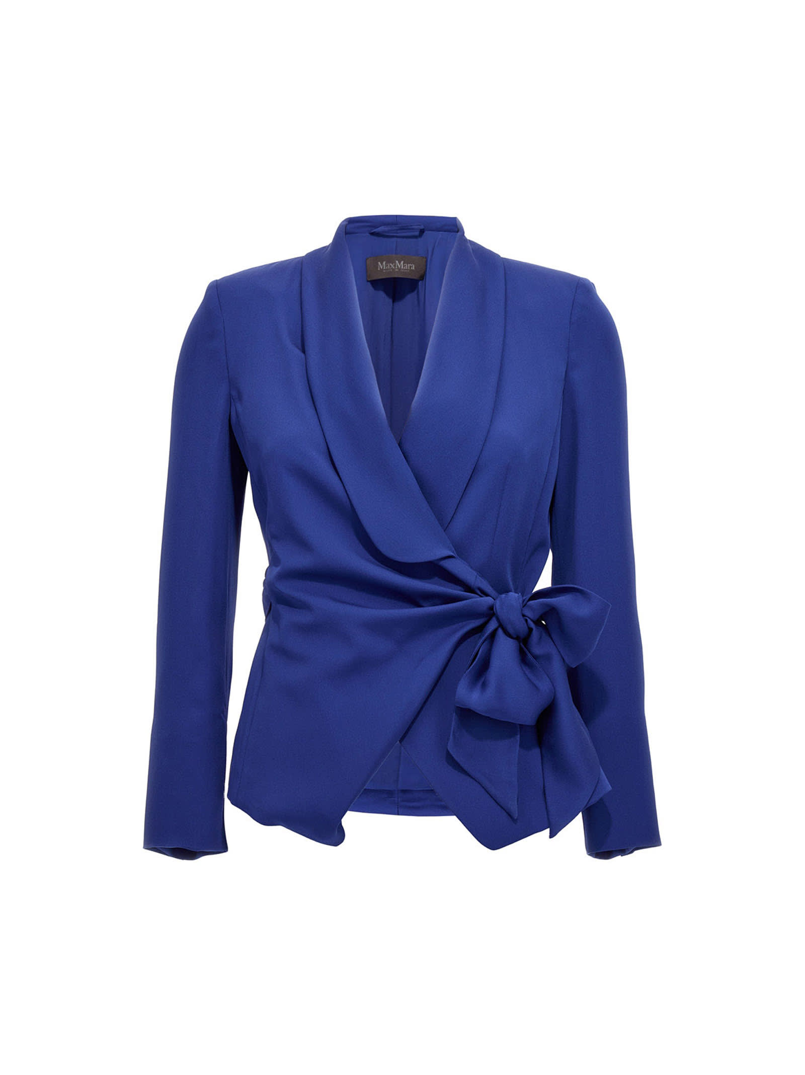 Max Mara Jacke Klenia Aus Seide In Blue