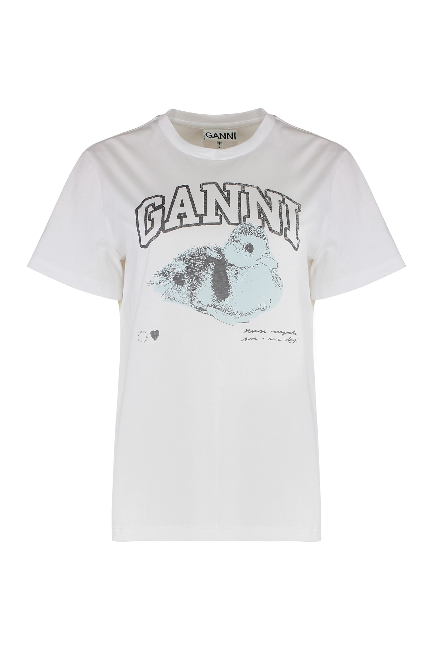Ganni Basic Jersey Duckie Relaxed T-shirt