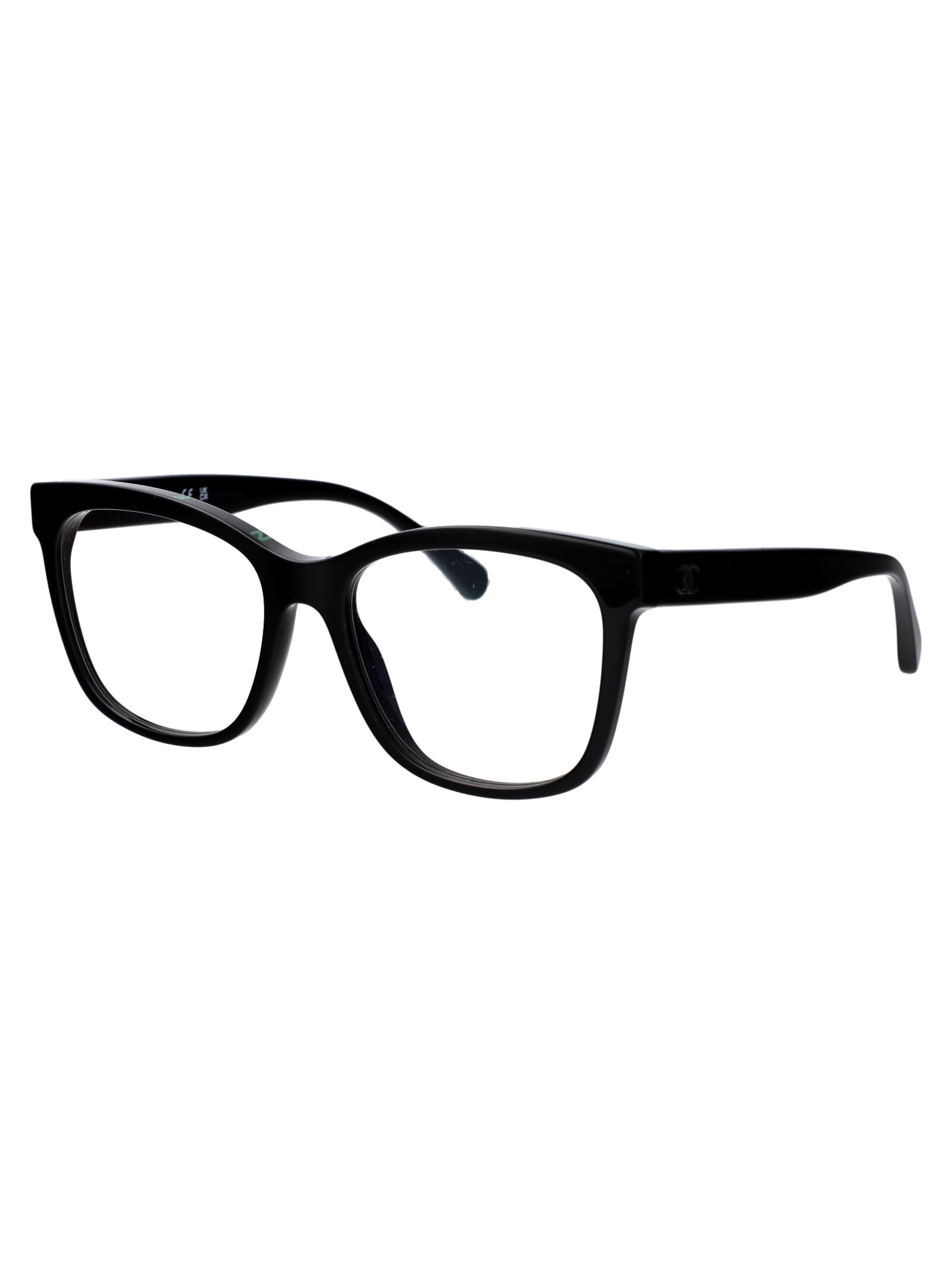 Pre-owned Chanel 0ch3392 Glasses In 1710 Black