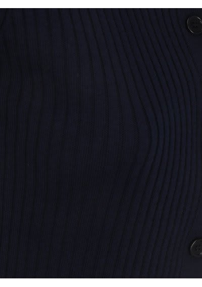Chloé Wool Polo Shirt In Blue