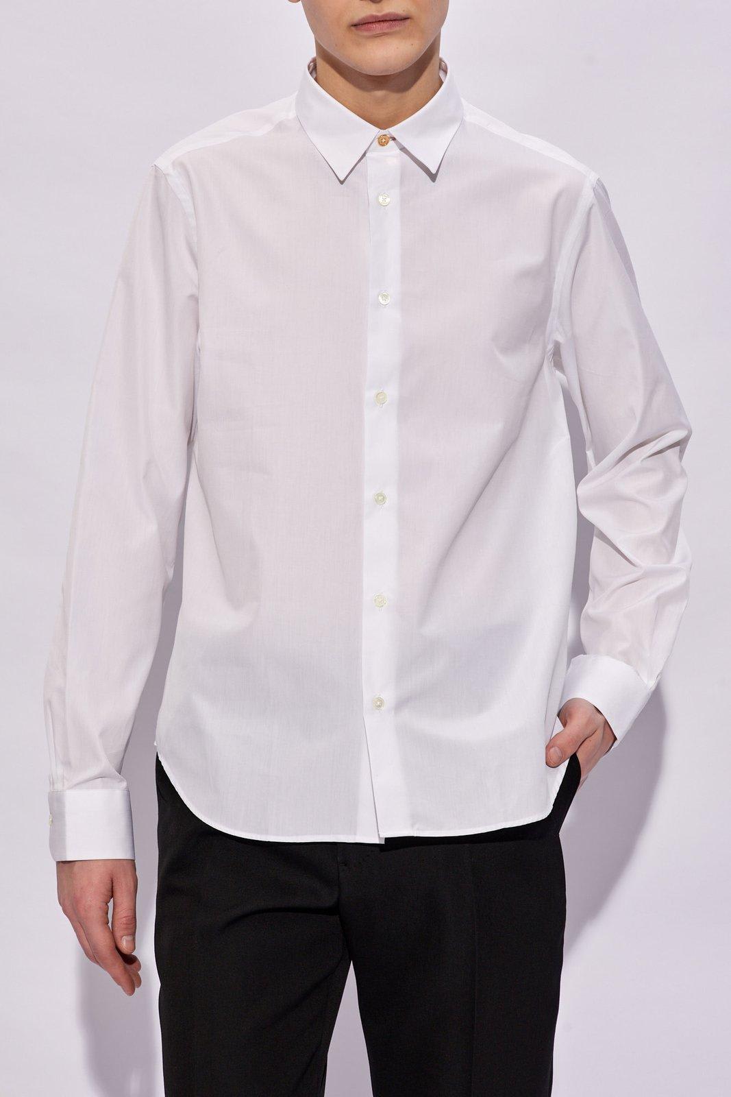 Shop Paul Smith Tailored Shirt In Bianco