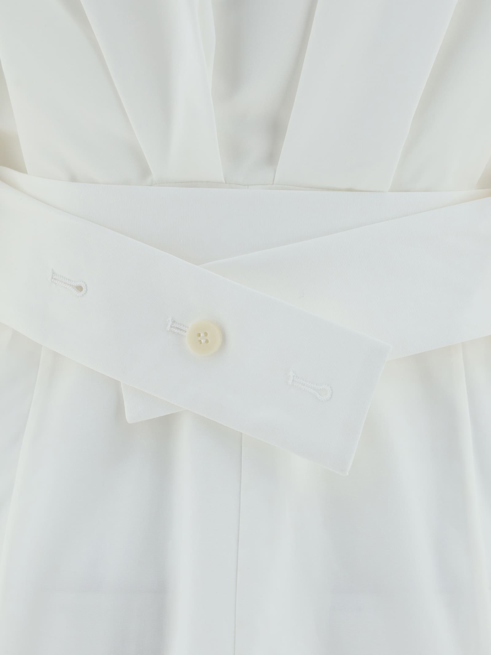 Shop Jacquemus La Mini Robe Chemisier Dress In White
