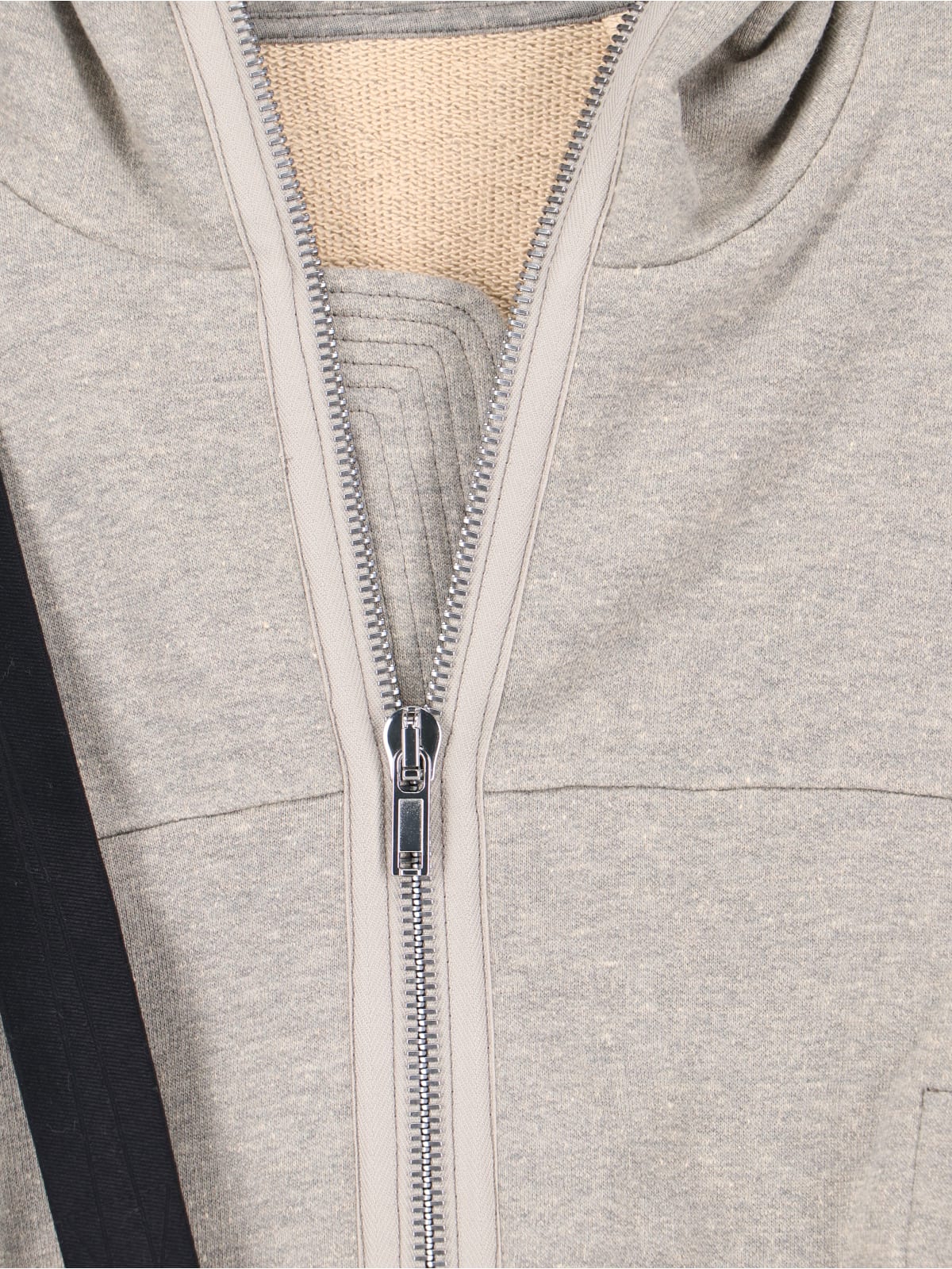 Drkshdw Collage Gimp Cropped Sweatshirt In Gray