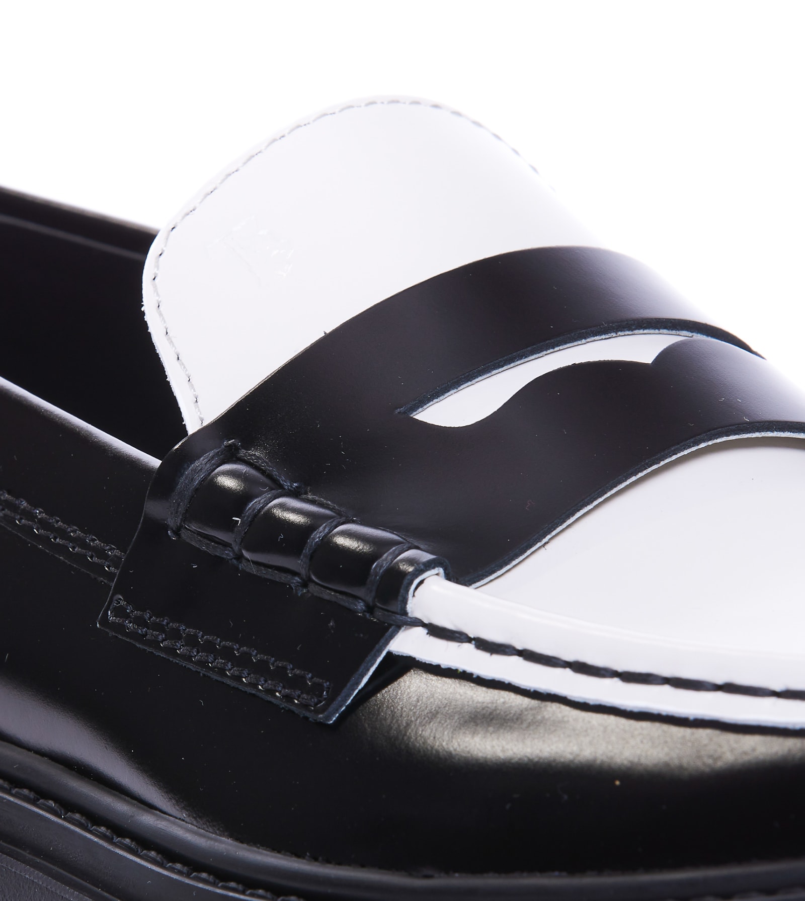 Shop Tod's Loafers In Black