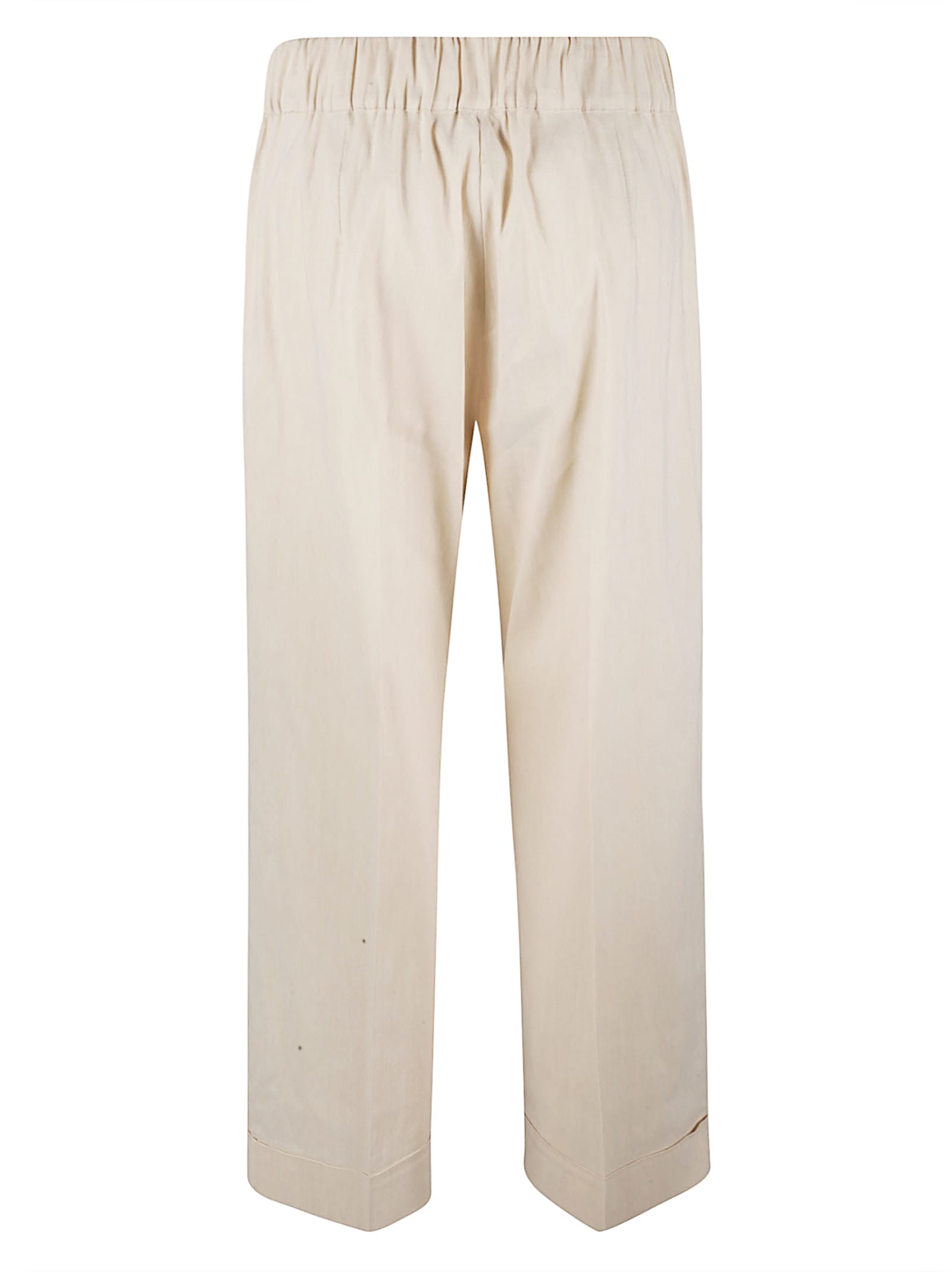D Exterior Elasticated-waistband Trousers In Neutral