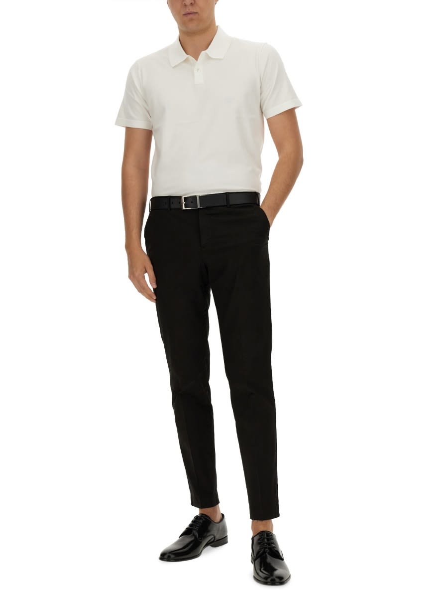Shop Theory Regular Fit Polo Shirt In White