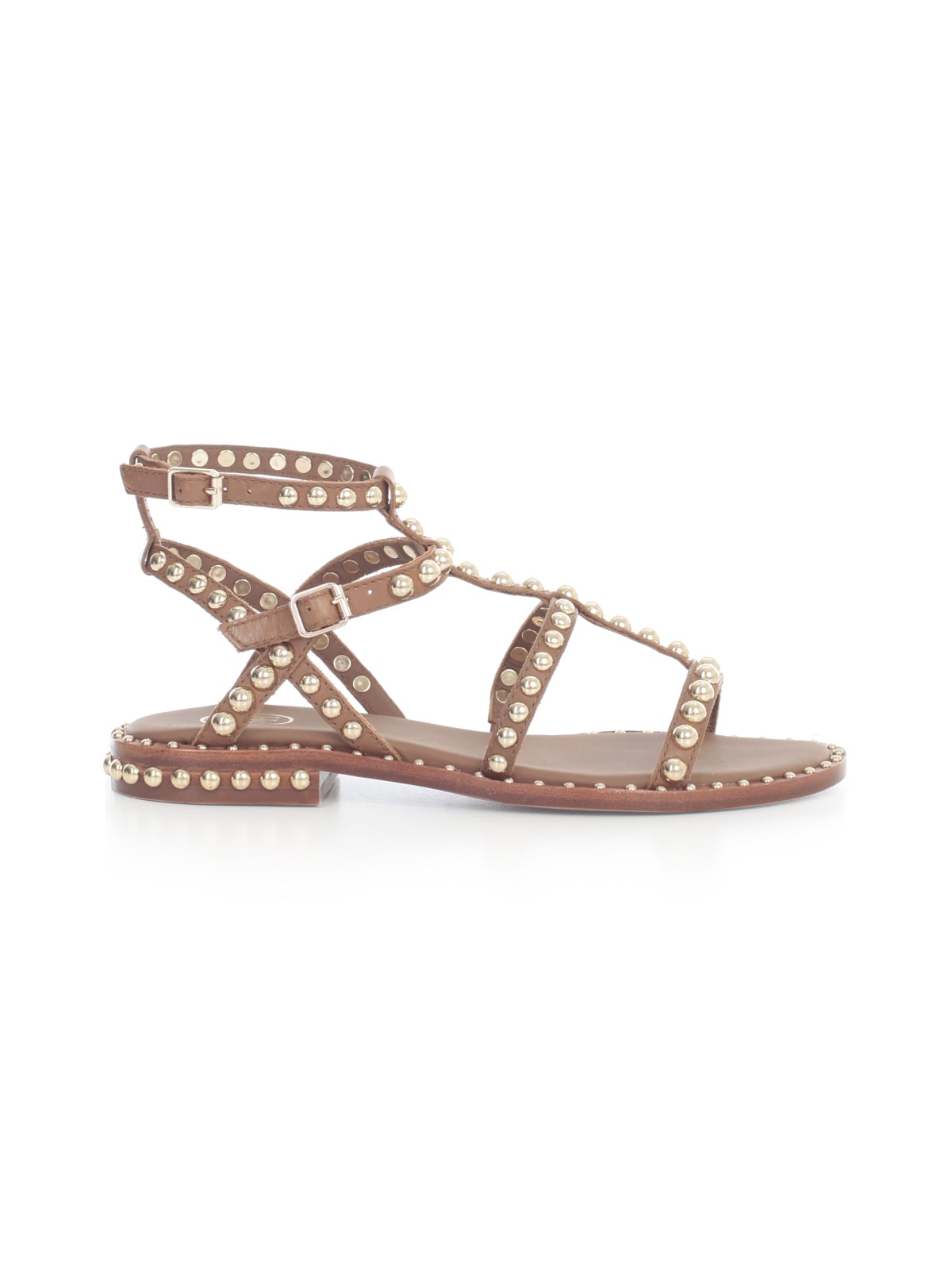 Ash Sandals W/ Studs And Two Buckle