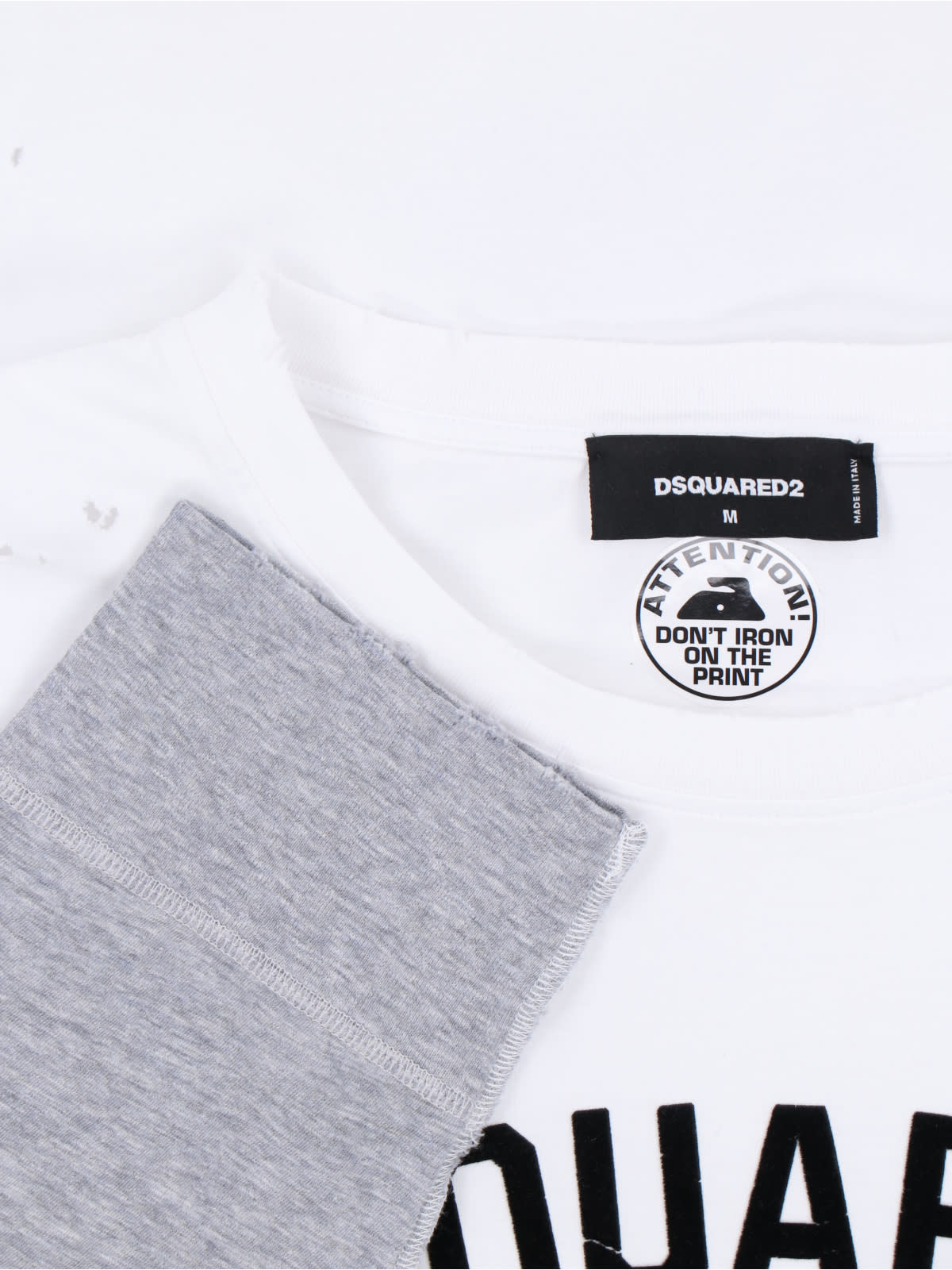 Dsquared2 Man T-shirt White Size L Cotton In White