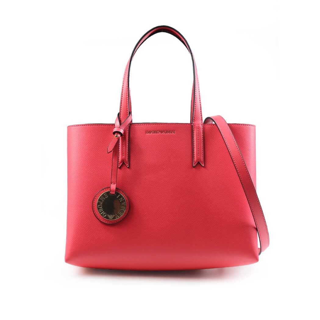 Emporio Armani Coral Faux Leather Handbag