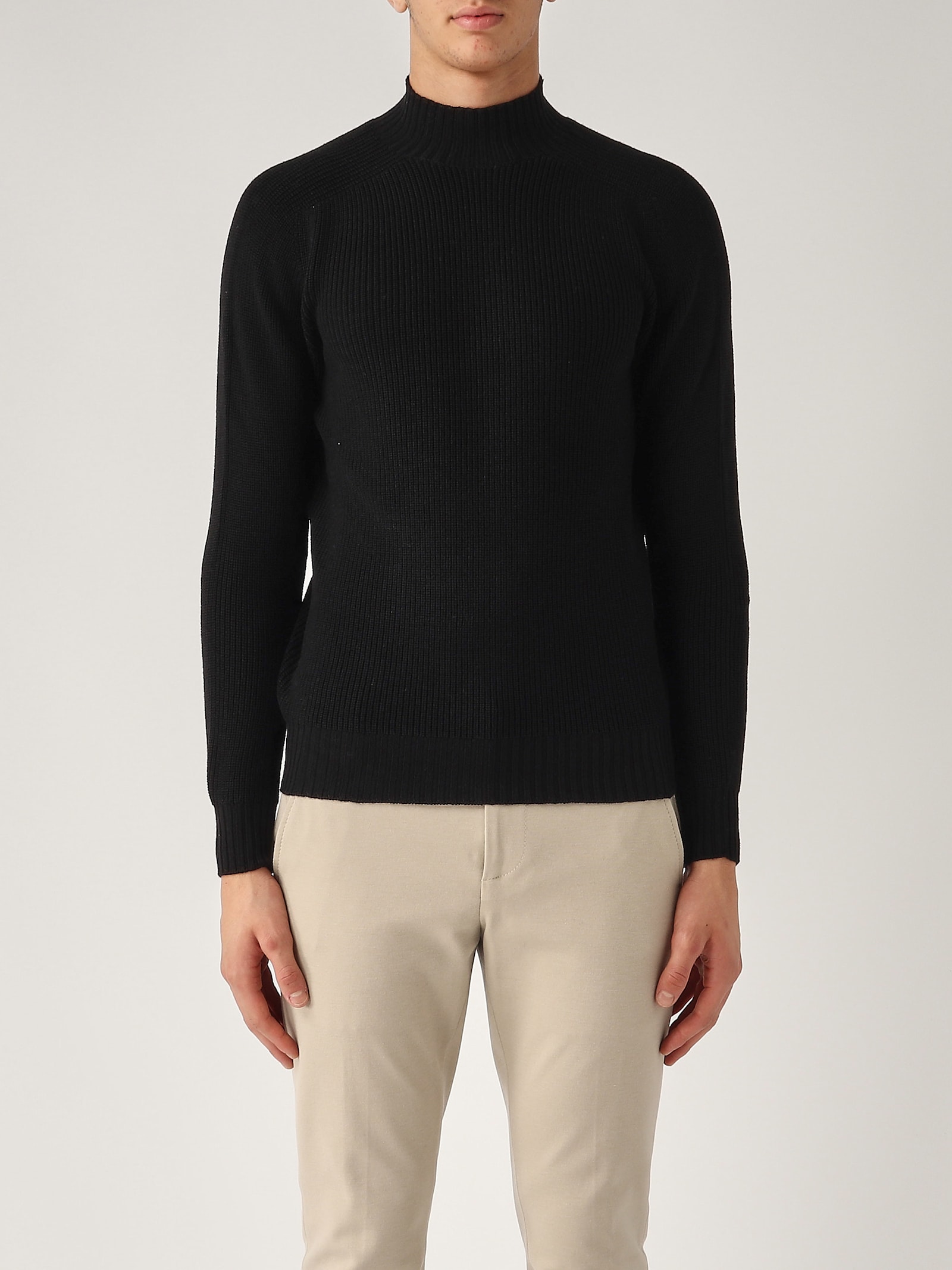 Gran Sasso Lupo M/l Sweater In Black