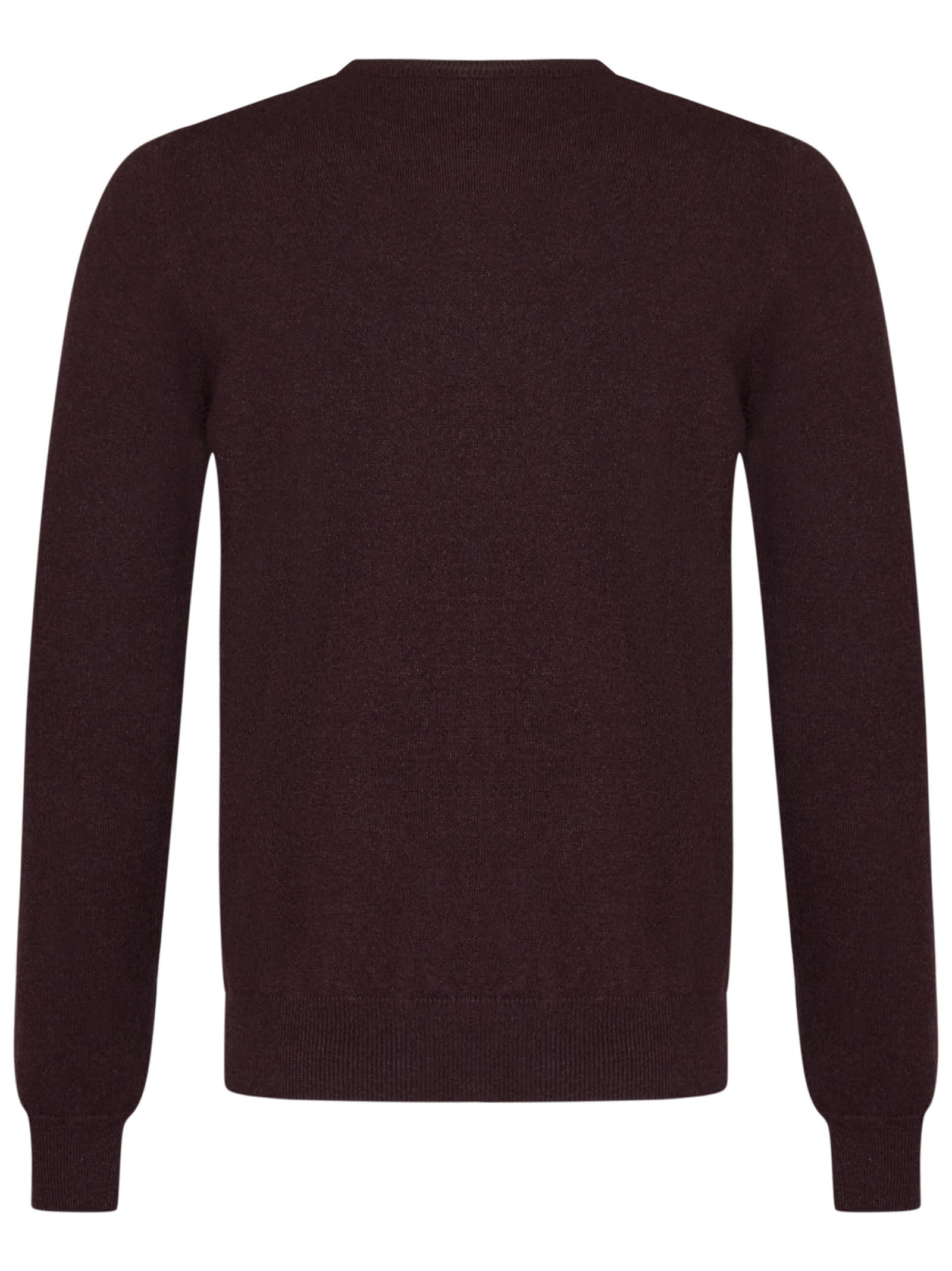 Shop Malo Sweater In Bordeaux