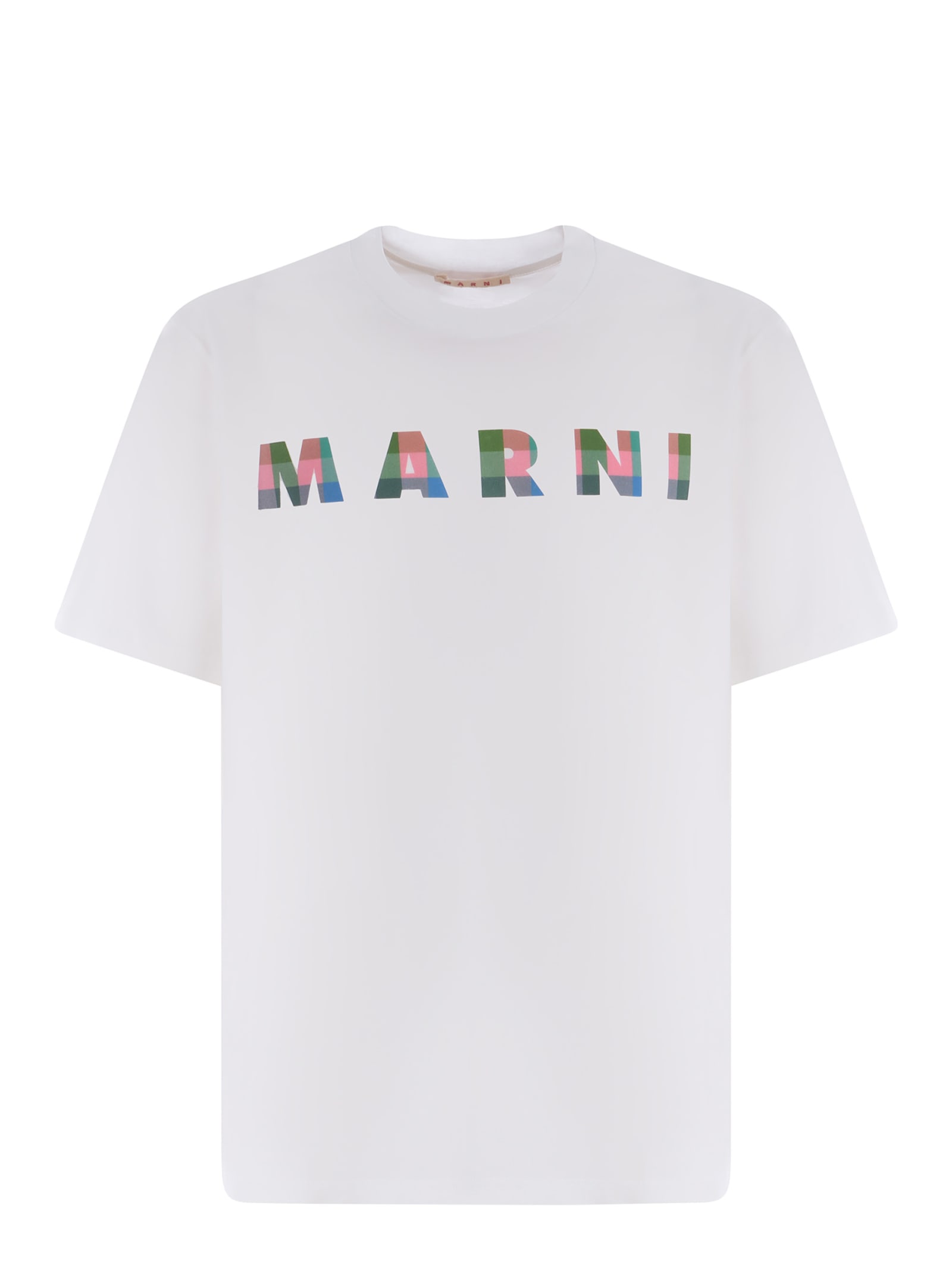 Shop Marni T-shirt  Made Of Cotton In White