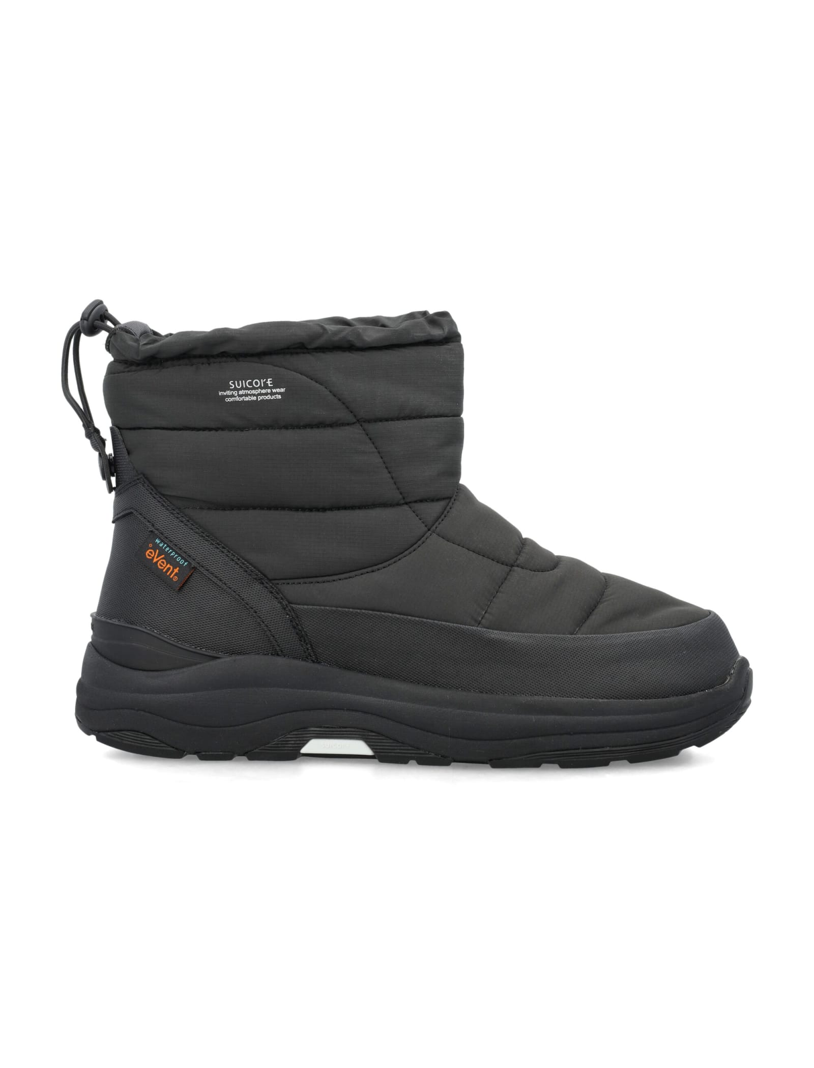 Suicoke Bower Padded Snow Boots In Black