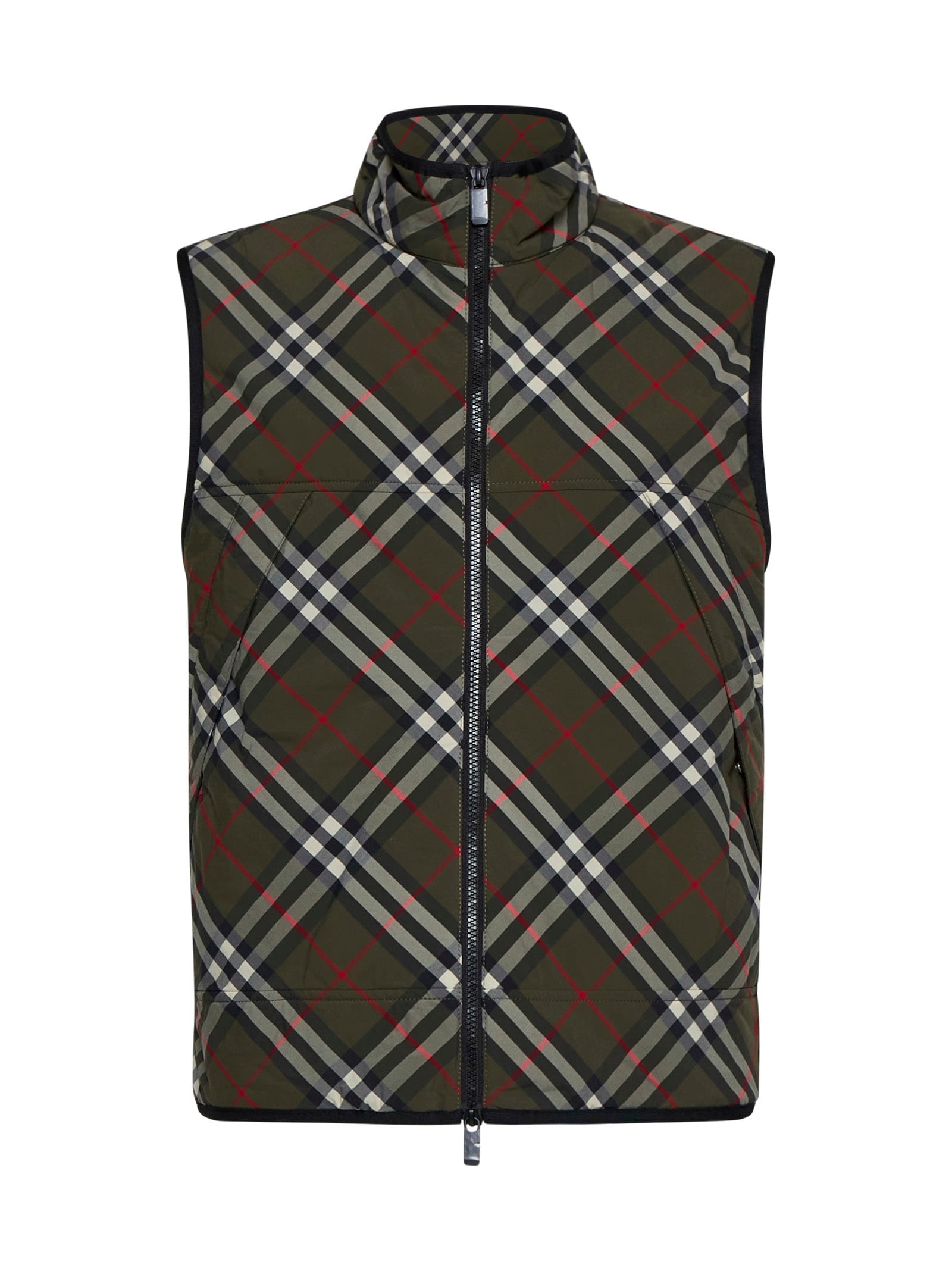 Shop Burberry Down Jacket In Loch Ip Check