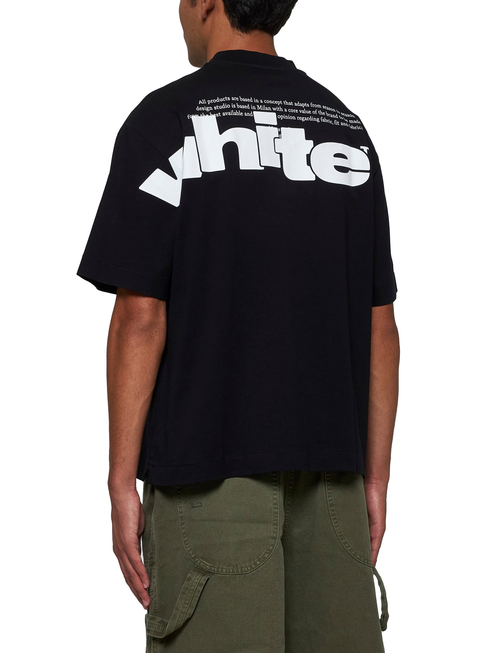 Shop Off-white T-shirt In Back White