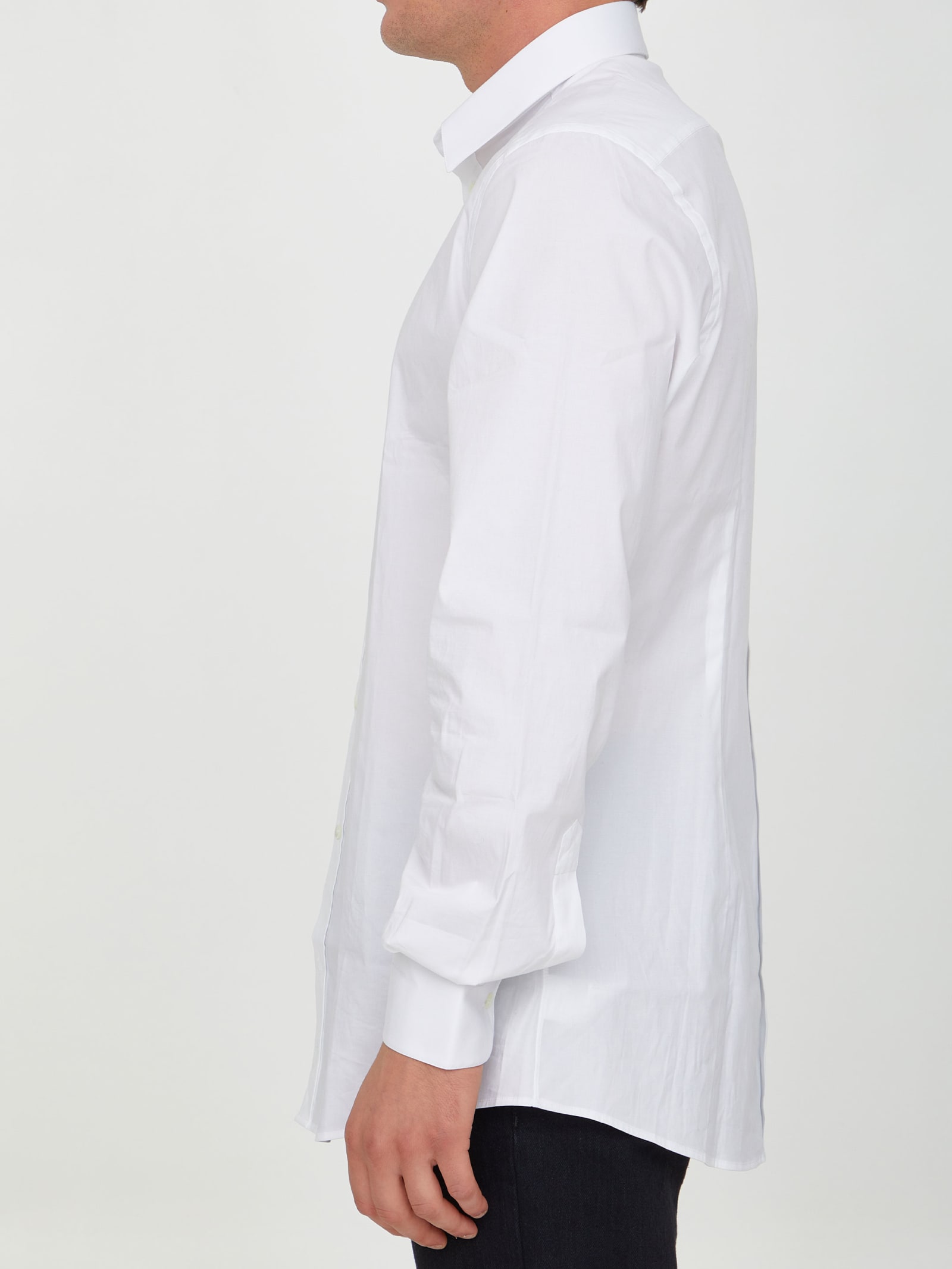 Shop Dolce & Gabbana White Cotton Shirt