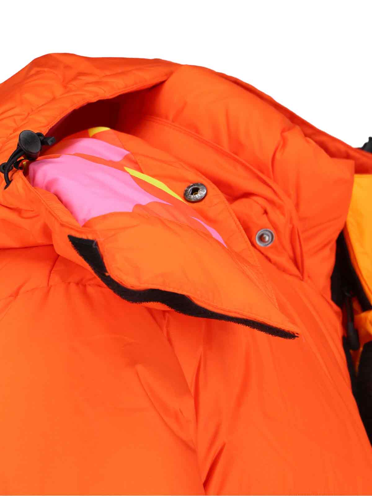 Shop The North Face X Yinka Ilori Two-tone Down Jacket In Orange