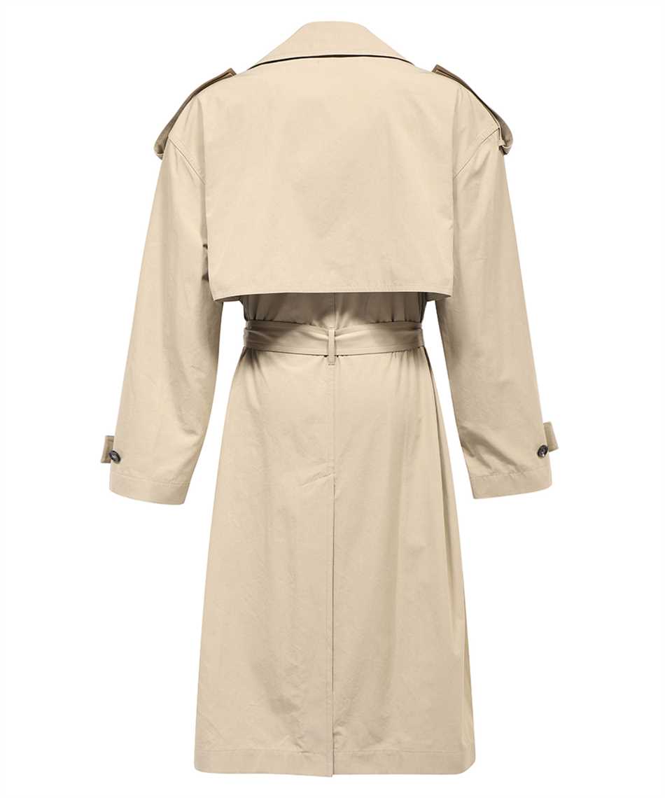 Shop Bottega Veneta Trench Coat In Beige