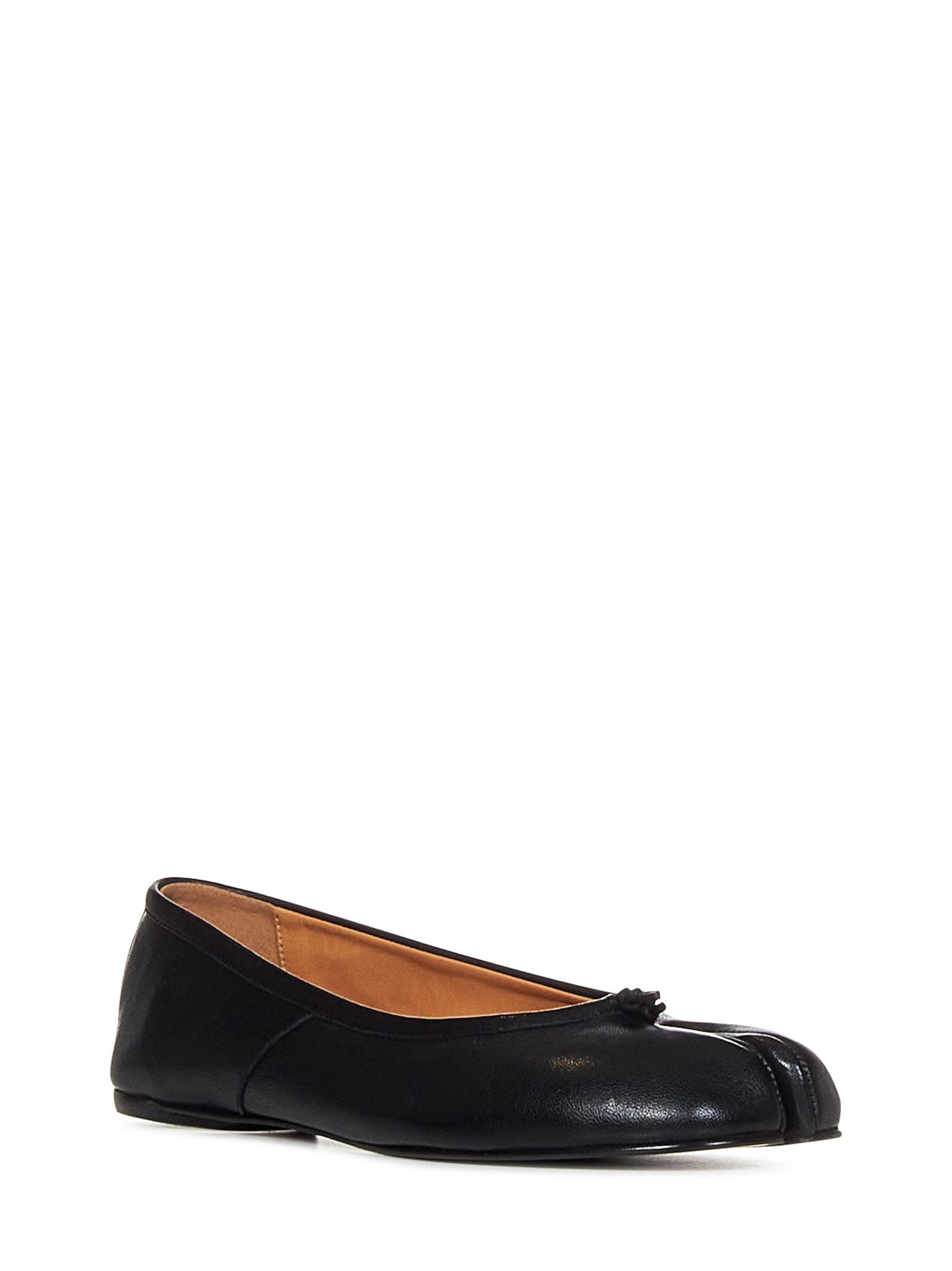 Shop Maison Margiela Tabi Ballet Shoes In Black