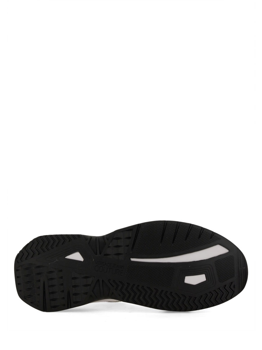 Shop Versace Jeans Couture Sneaker With Logo In White