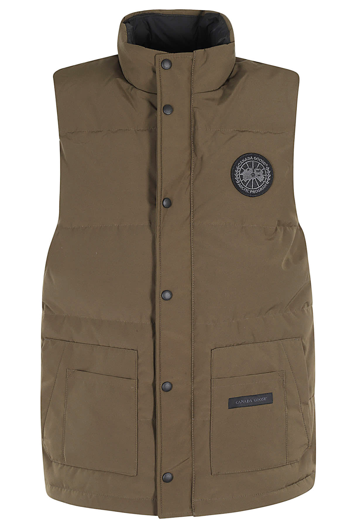 Shop Canada Goose Cg Freestyle Crew Vest In Military Green