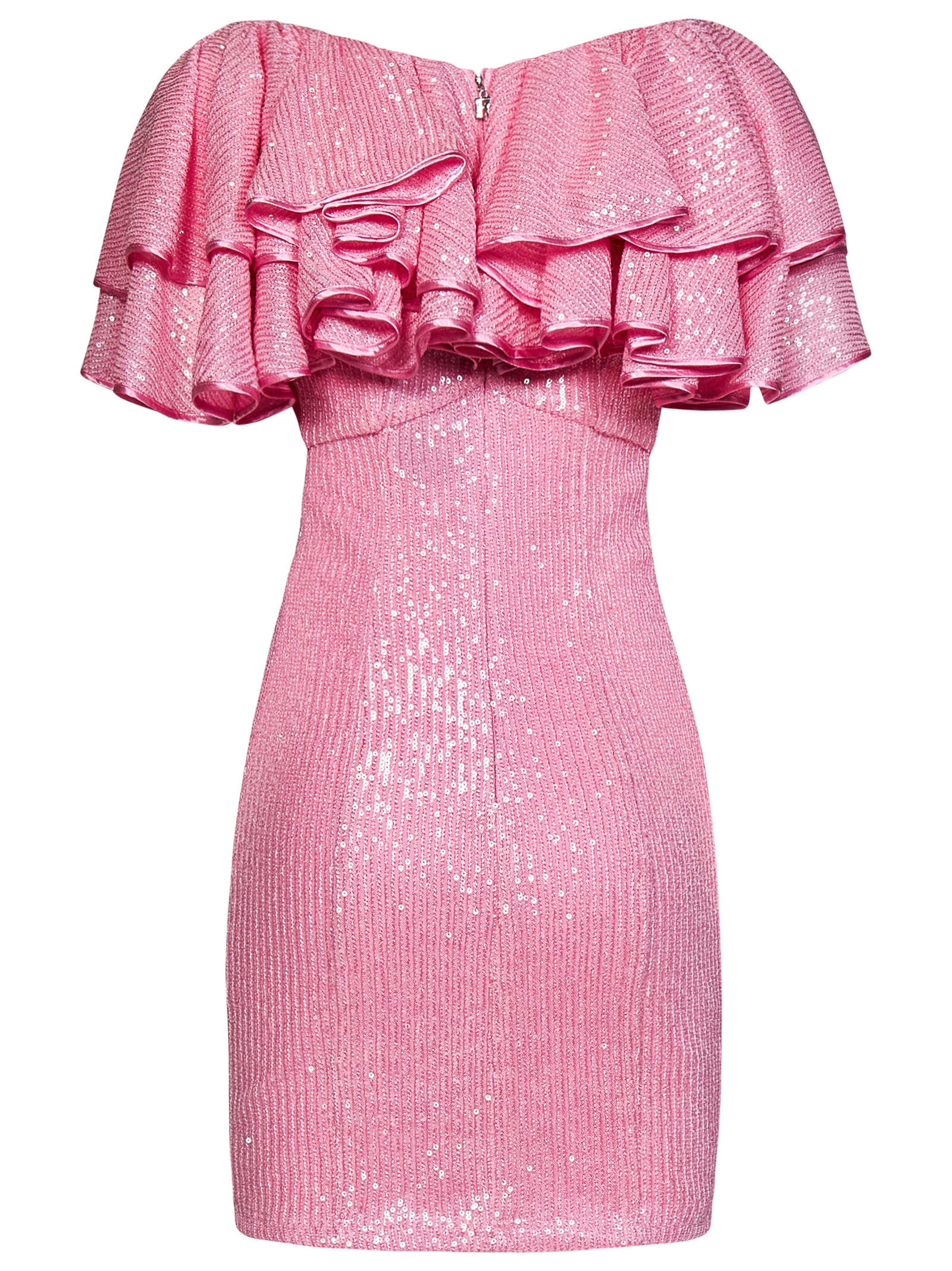 Shop Rotate Birger Christensen Mini Dress In Pink