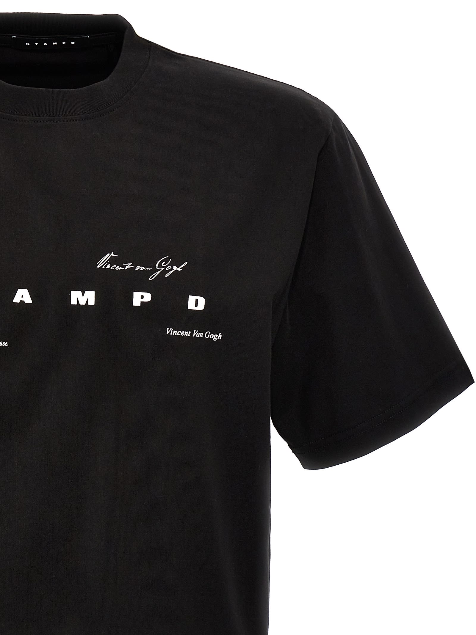 Shop Stampd Van Gogh Relaxed T-shirt In Black