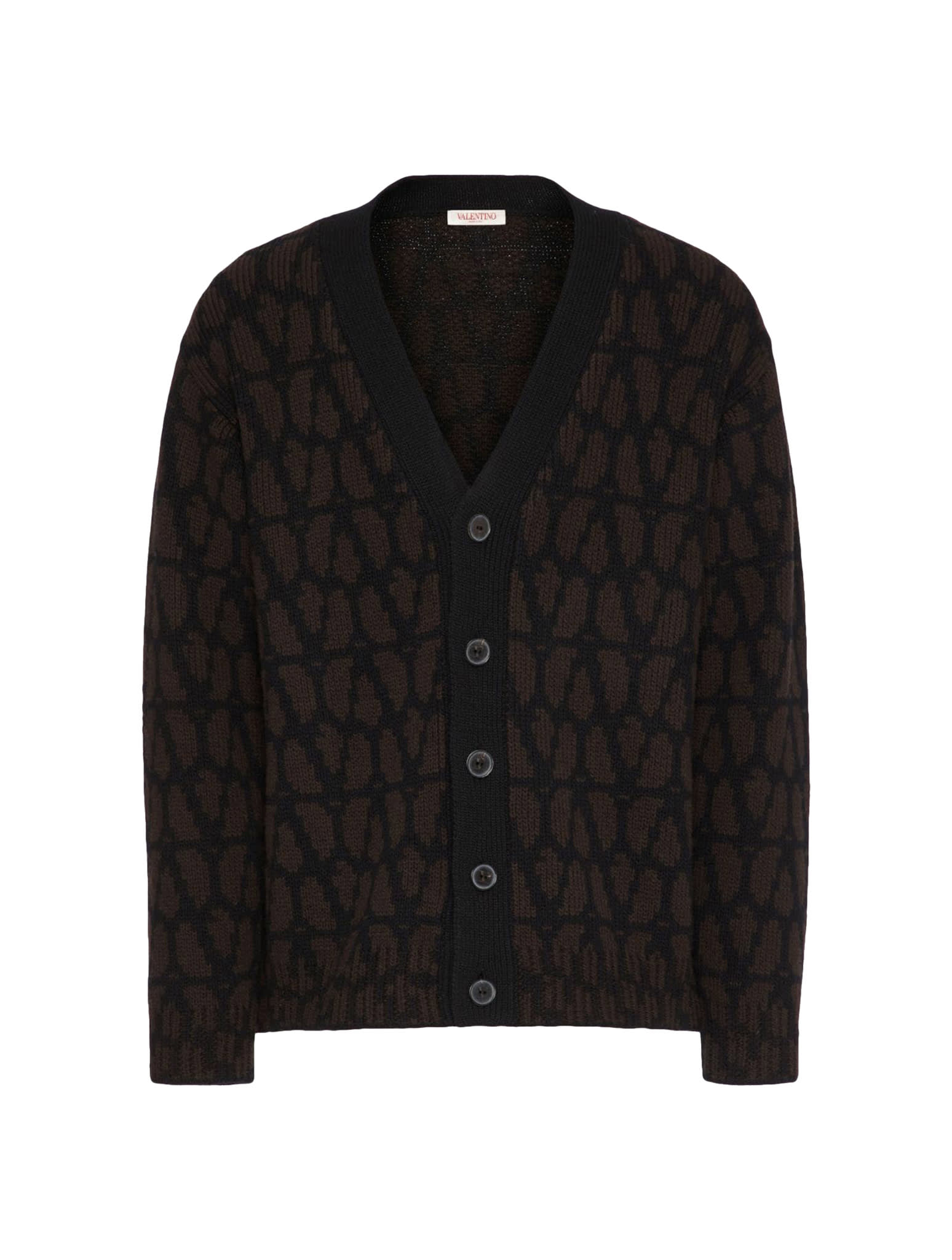 VALENTINO CARDIGAN TOILE ICONOGRAPHE LANA TOILE ICONOGRAPHIQUE