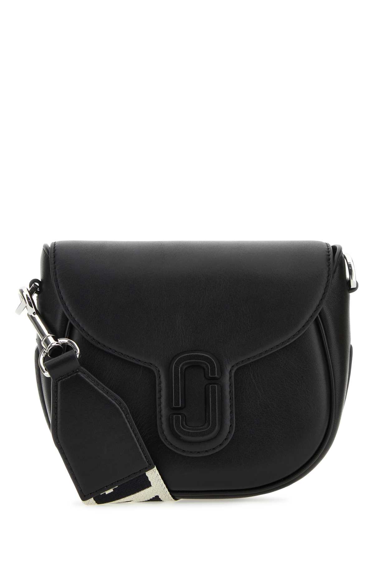 MARC JACOBS BLACK LEATHER CROSSBODY BAG 