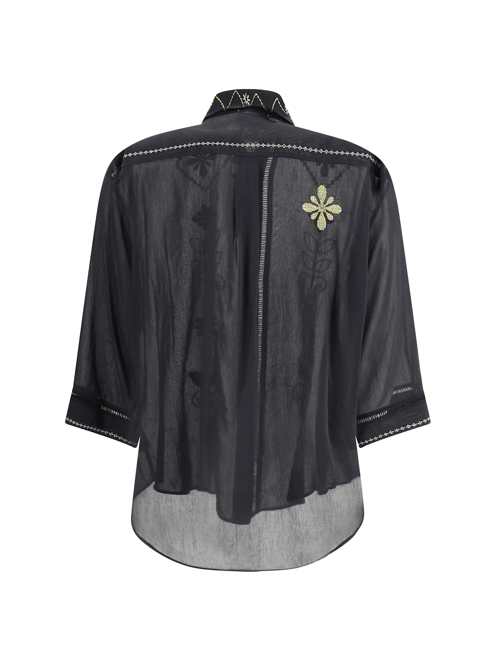 FORTE FORTE EMBROIDERED SHIRT