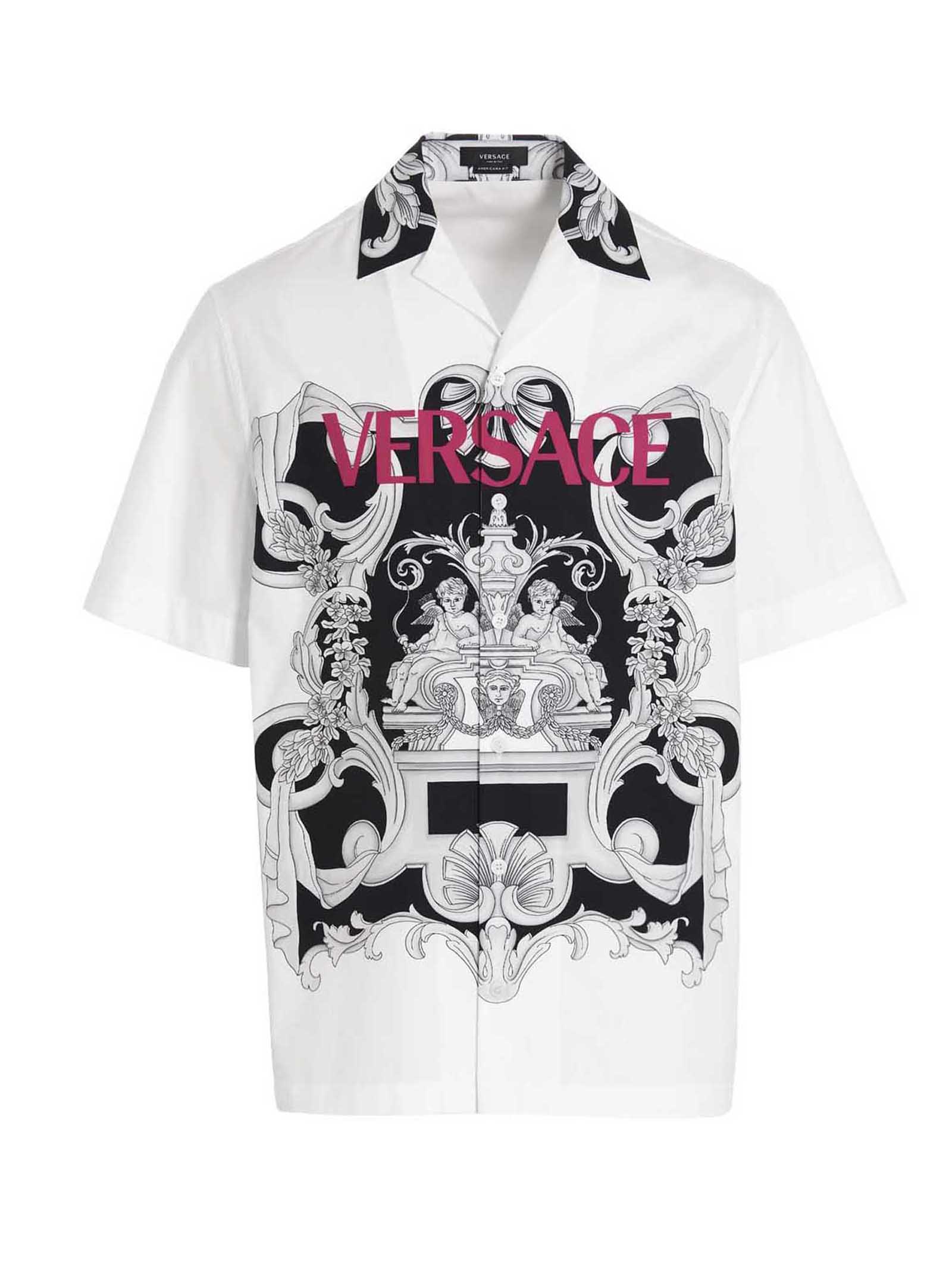 Versace logo Silver Baroque Shirt
