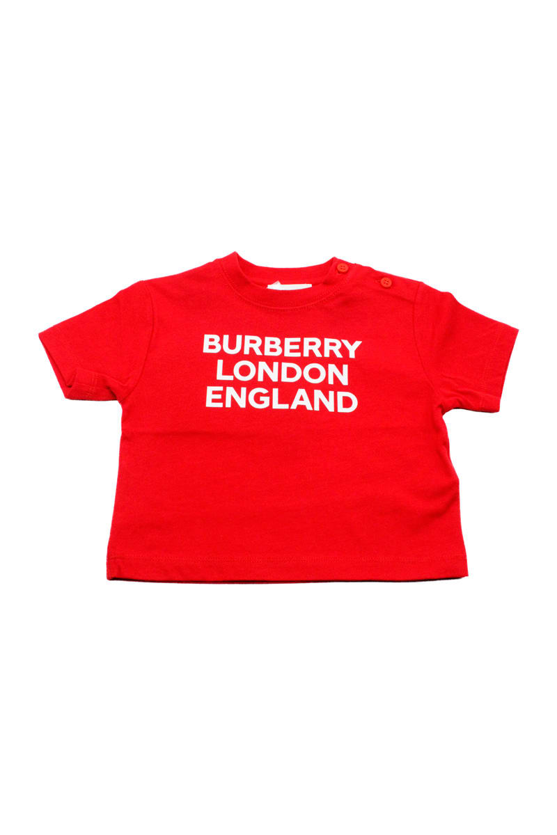 Burberry Short-sleeved Crew Neck T-shirt With Lettering