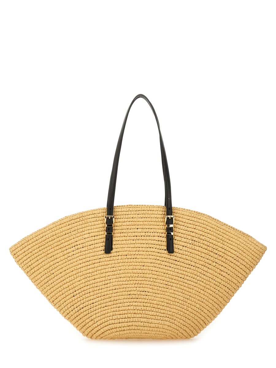 Michael Kors Structured Woven Texture Dual Handle Tote