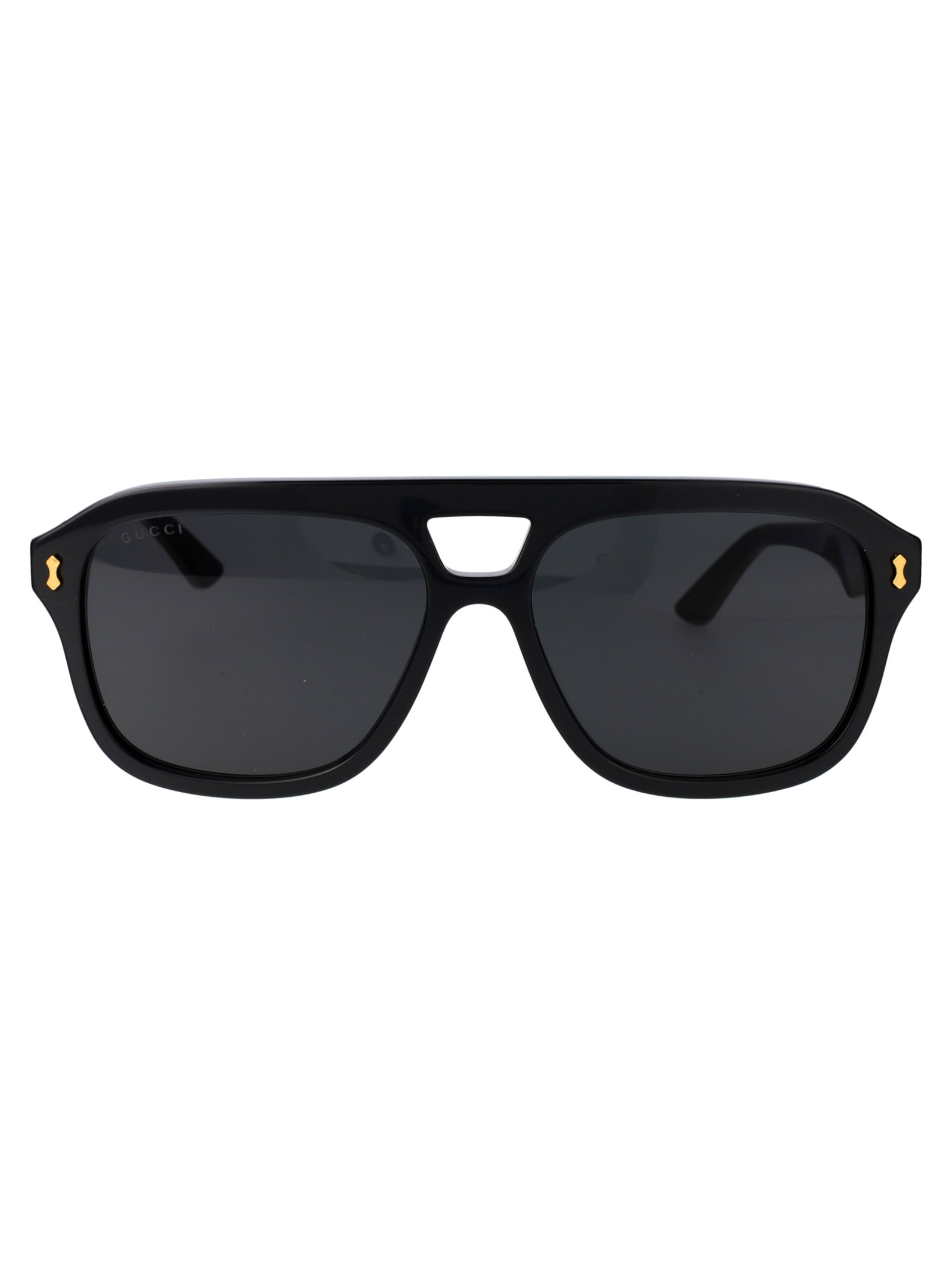 Shop Gucci Gg1263s Sunglasses In 001 Black Black Grey