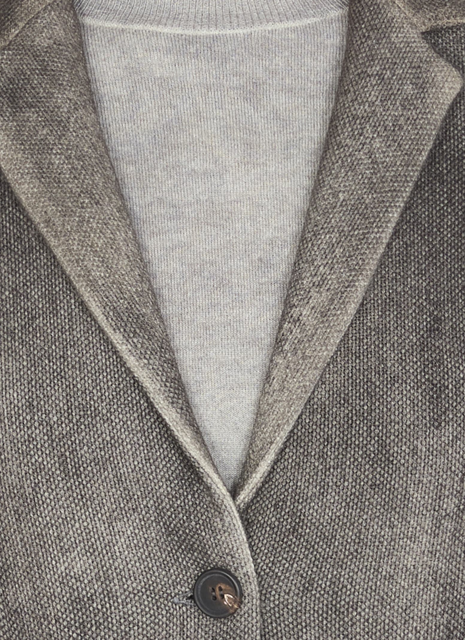 Avant Toi Grey Wool And Cashmere Blazer In Gray