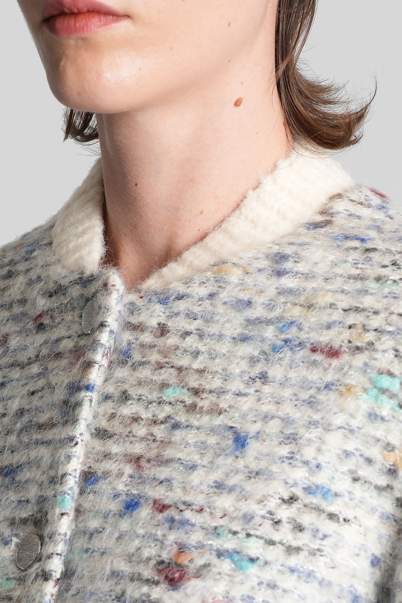 Iro Selim Bomber Jacket In Multicolor Acrylic In Multi